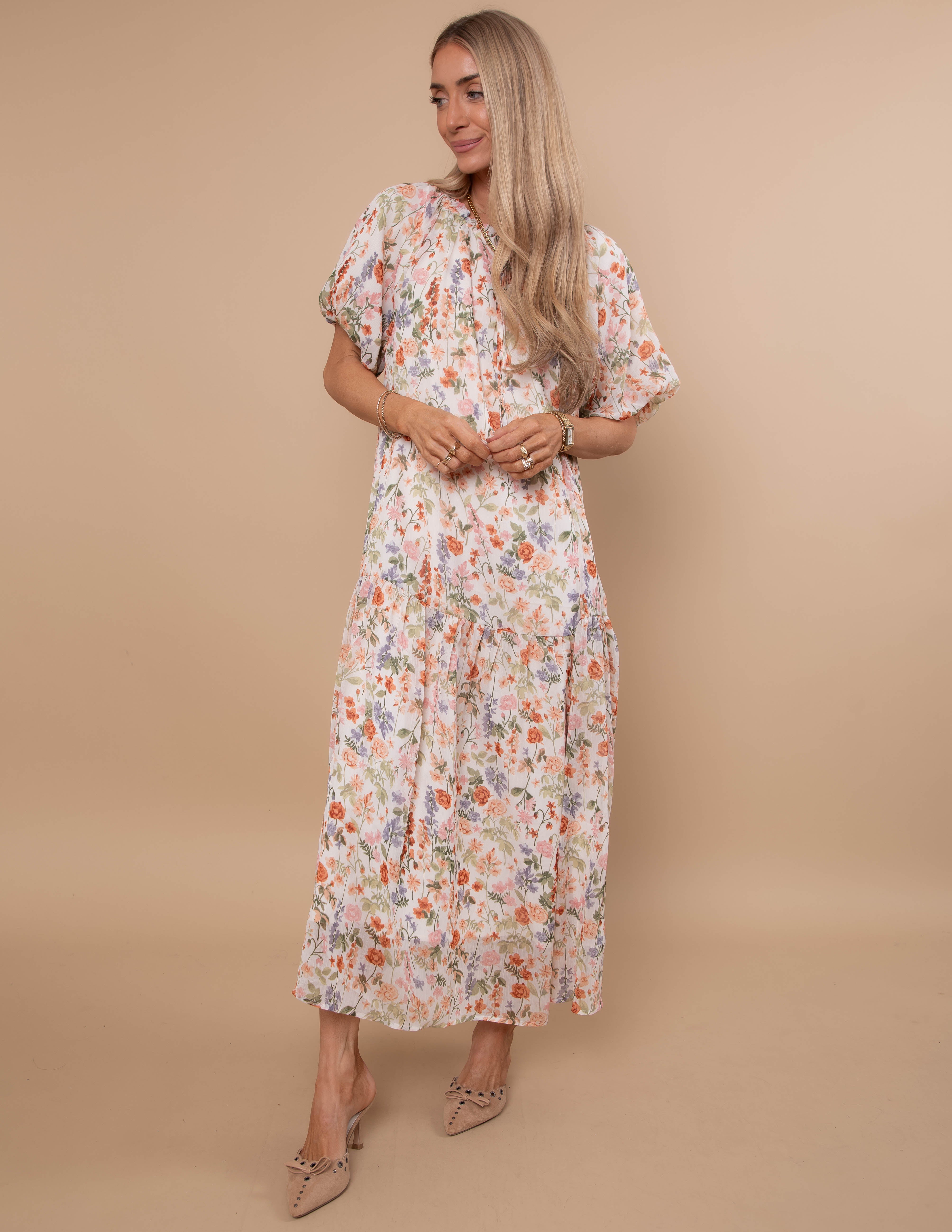 Charmed Floral Midi Dress