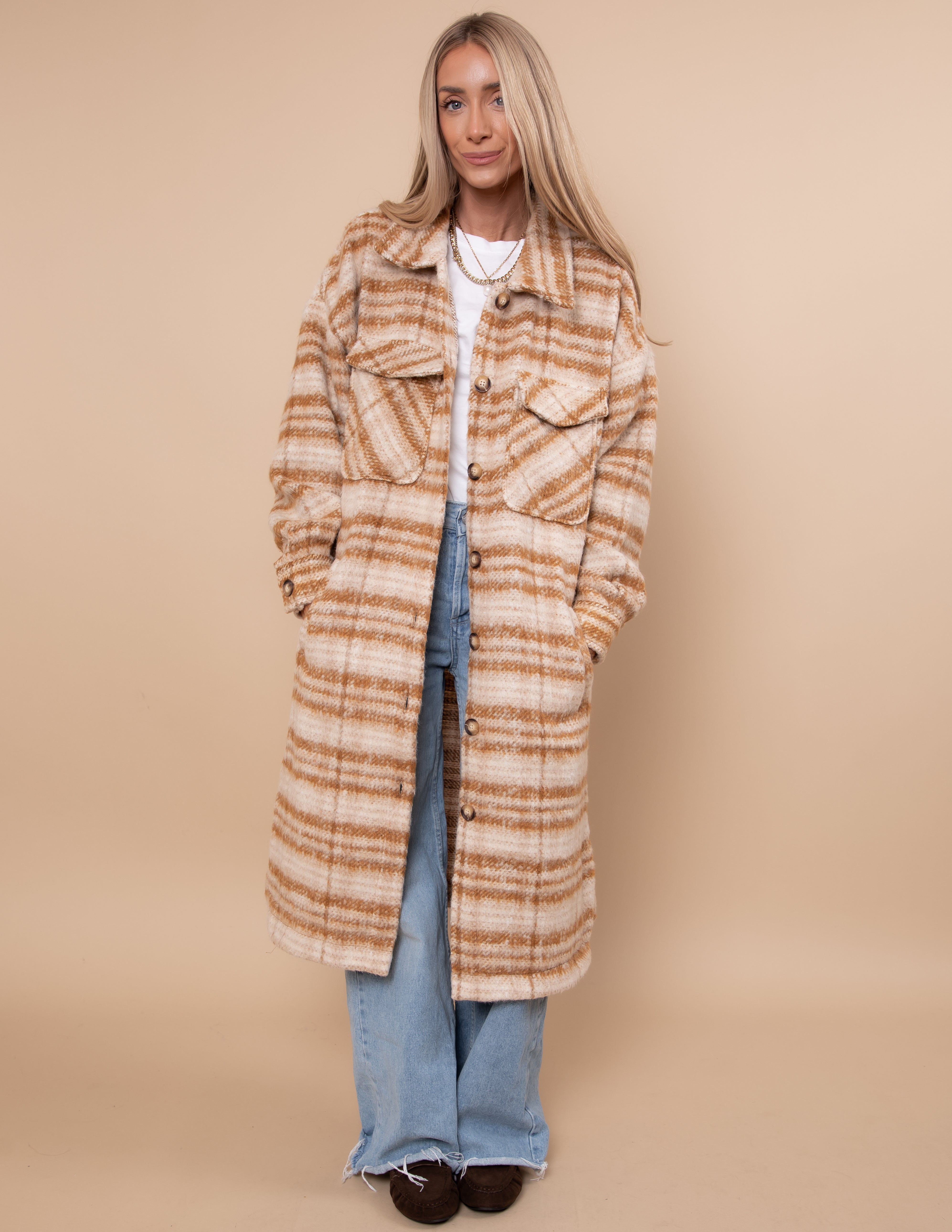 Desert Tones Long Jacket