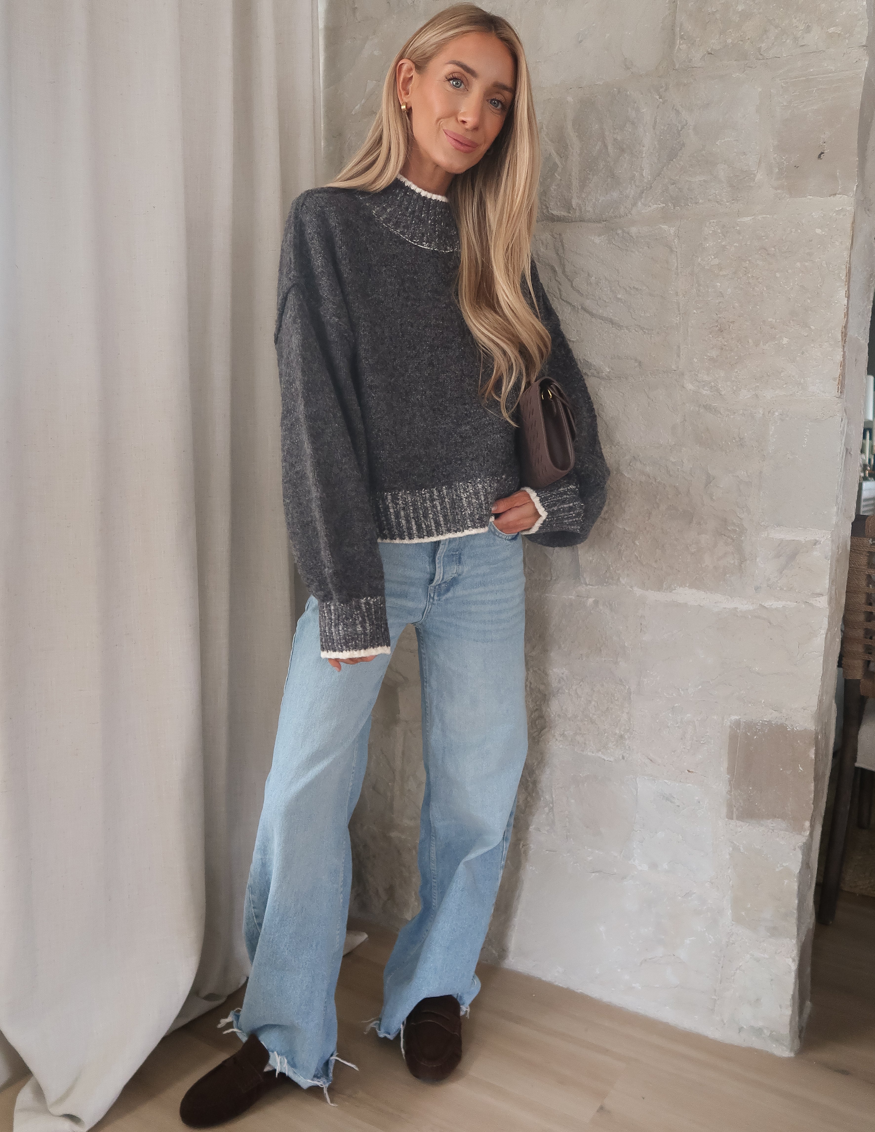 Cozy Charcoal Cloud Sweater