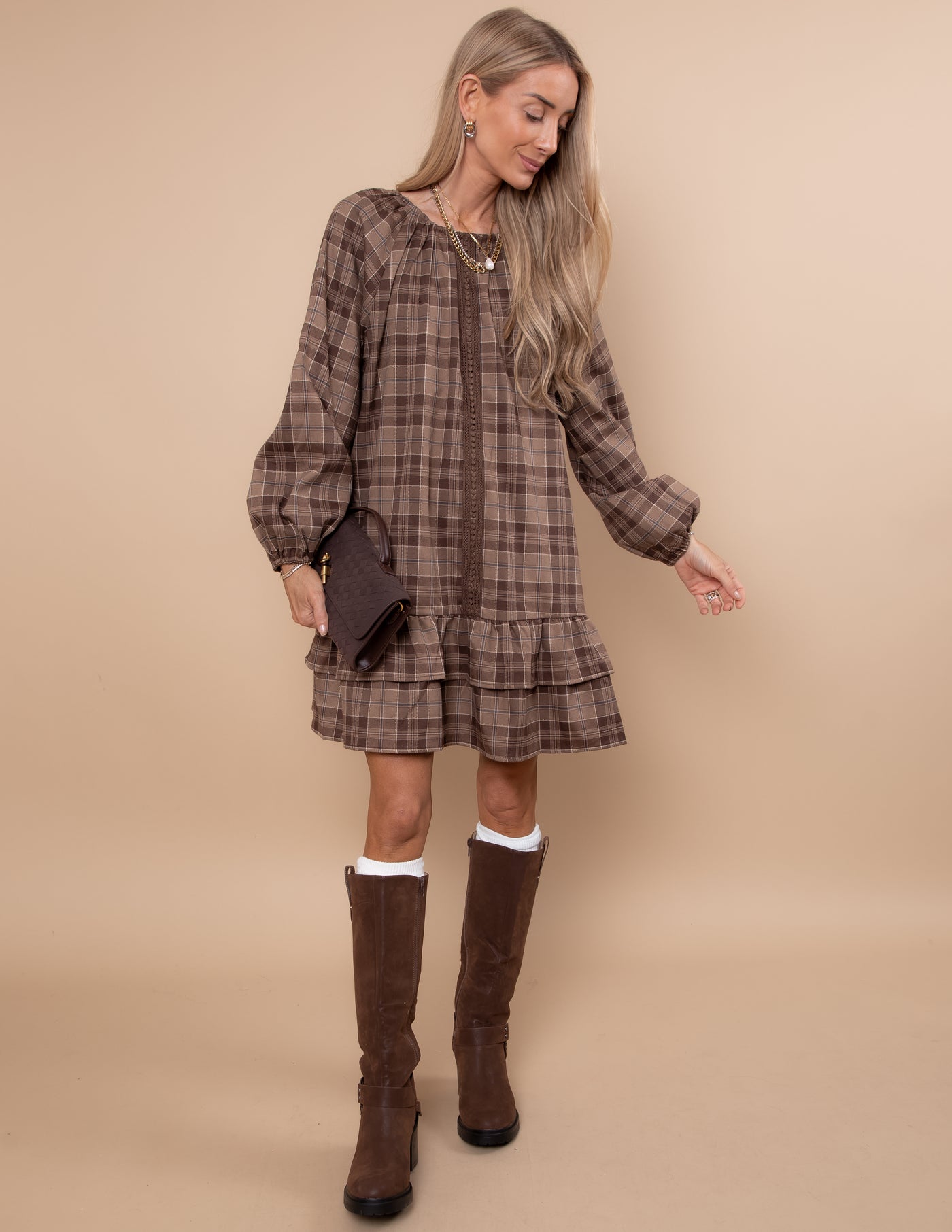 Maple Grove Plaid Dress