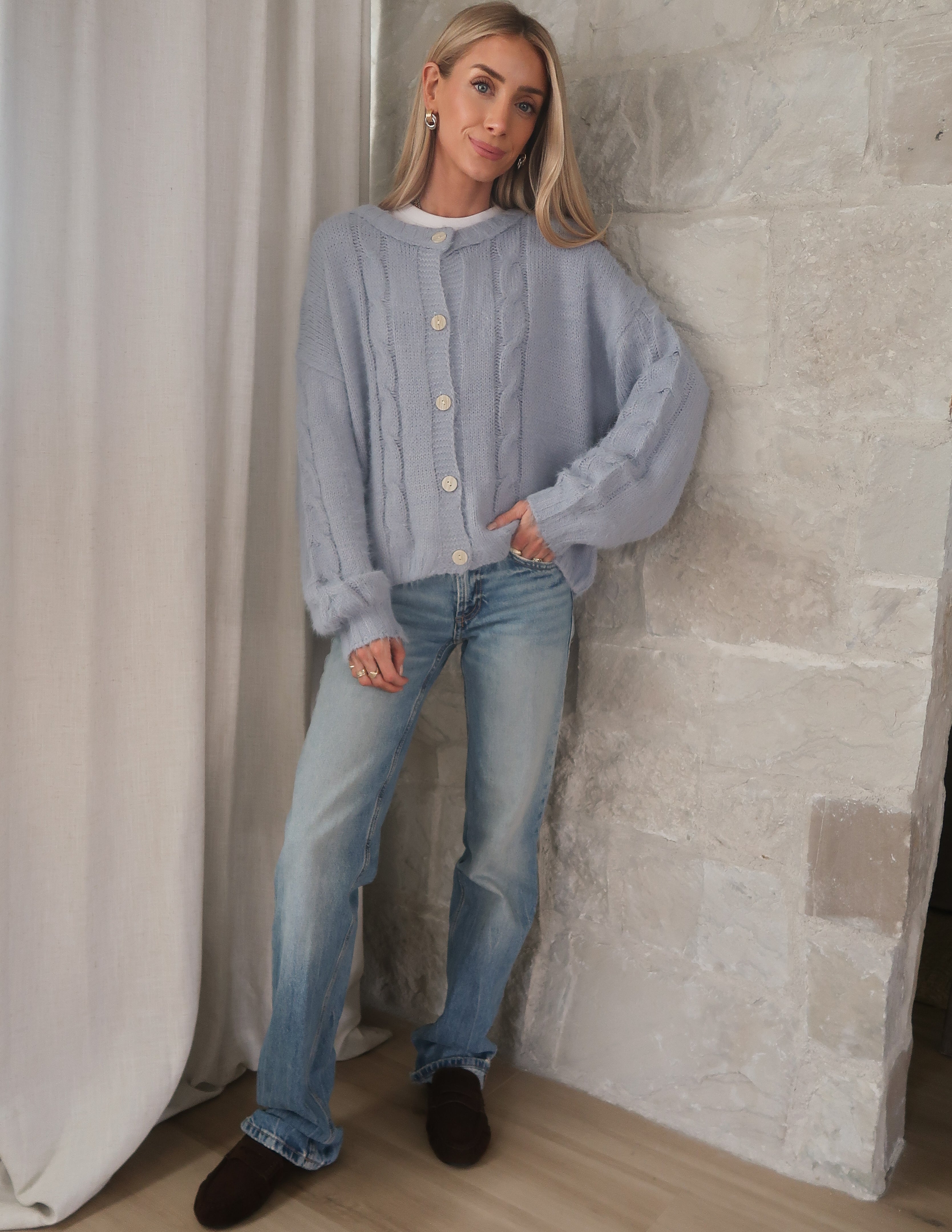 Frosted Twist Cardigan