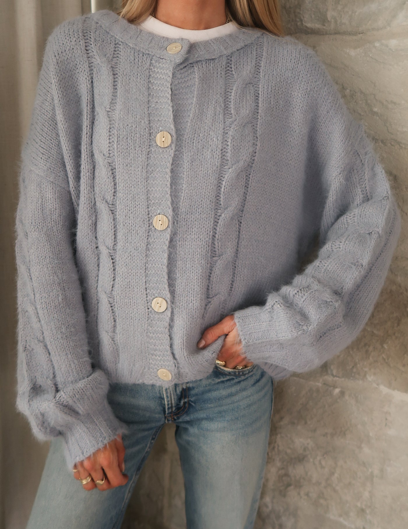 Frosted Twist Cardigan