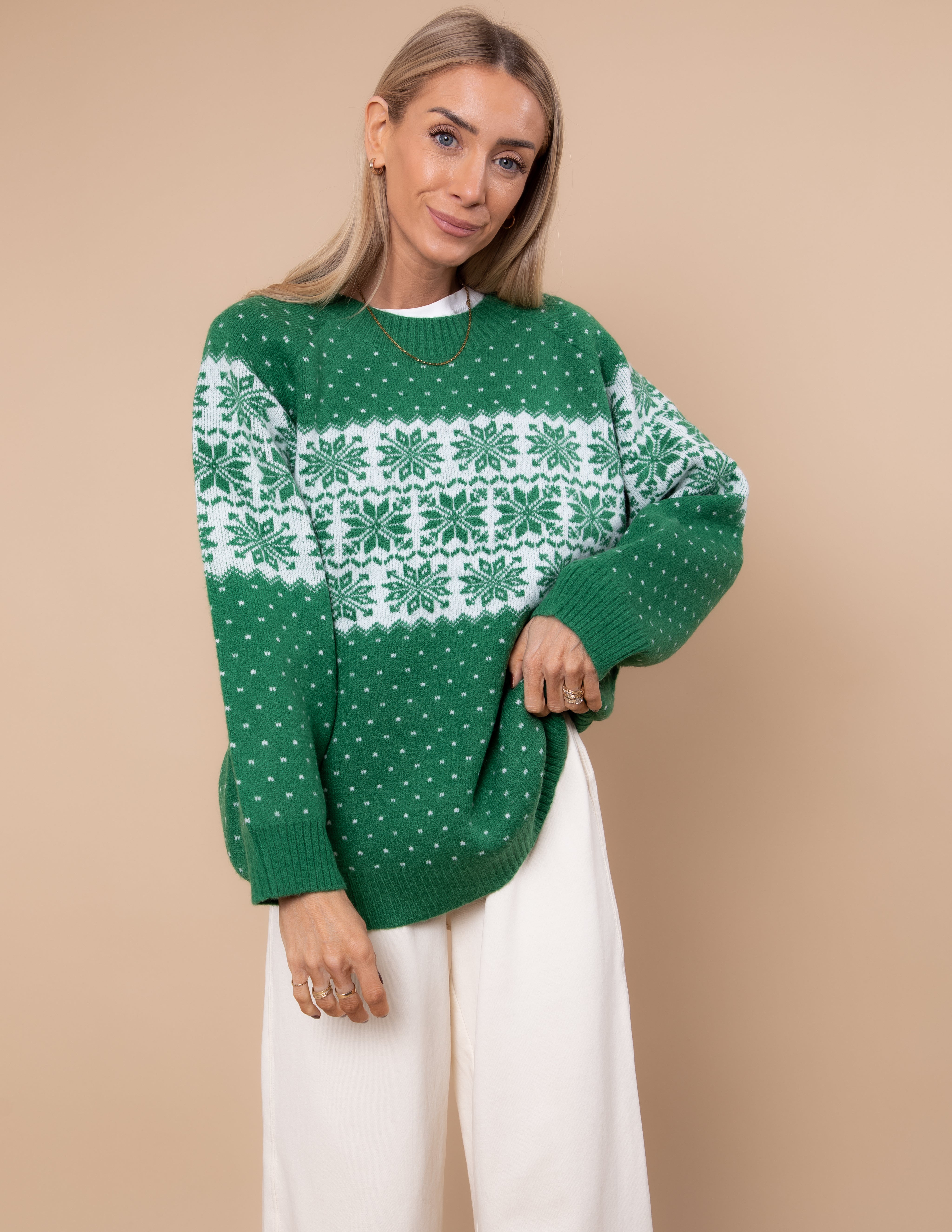 Holiday Pine Knit Sweater