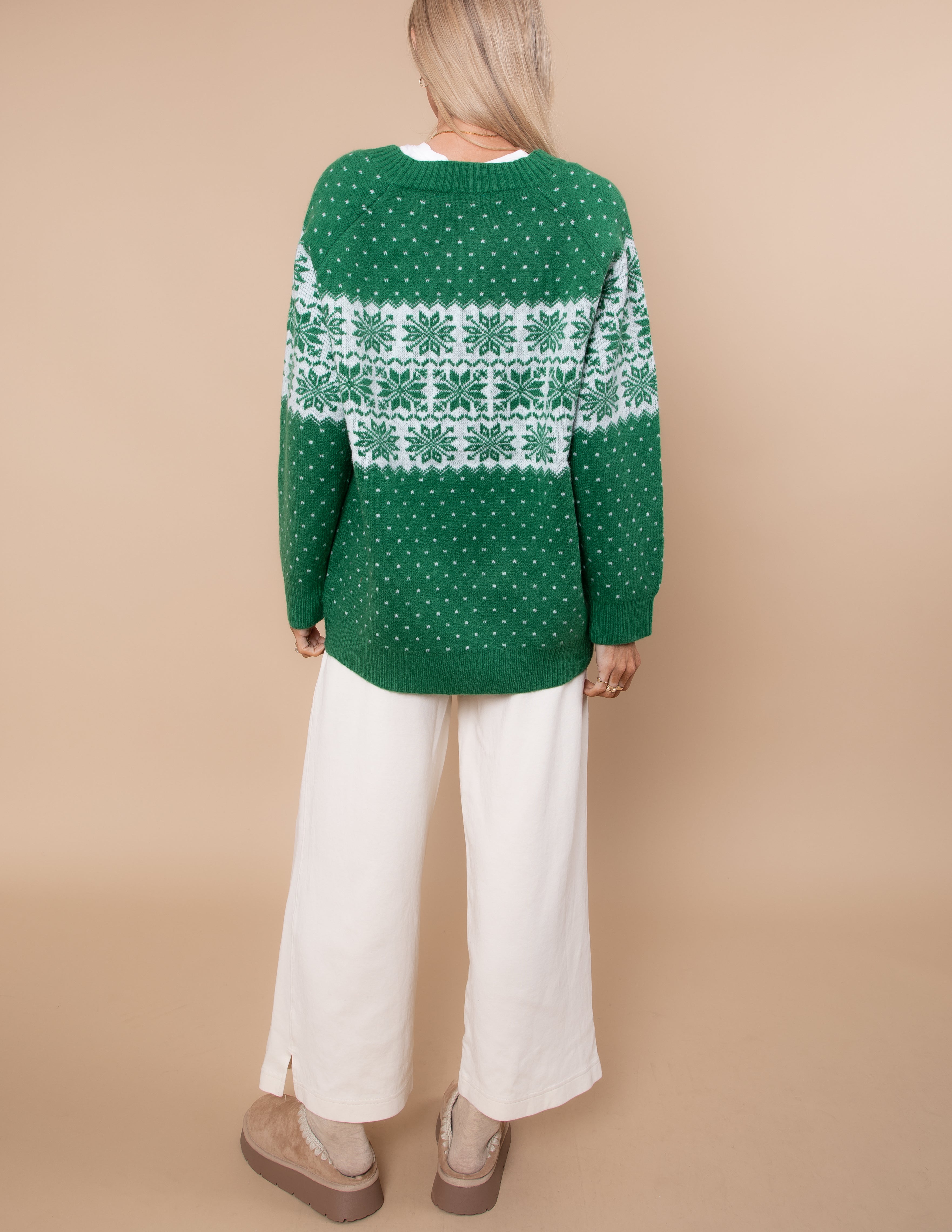 Holiday Pine Knit Sweater
