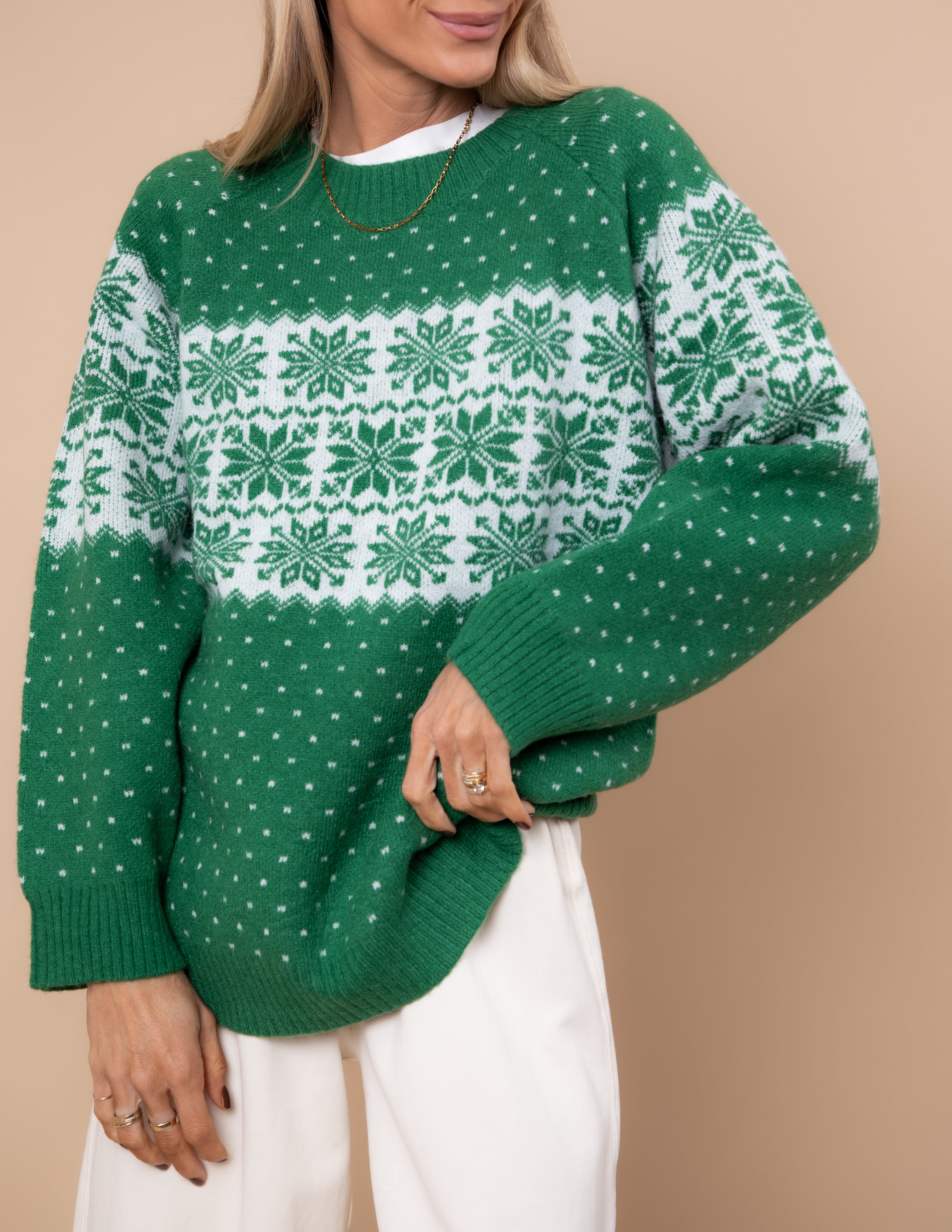 Holiday Pine Knit Sweater