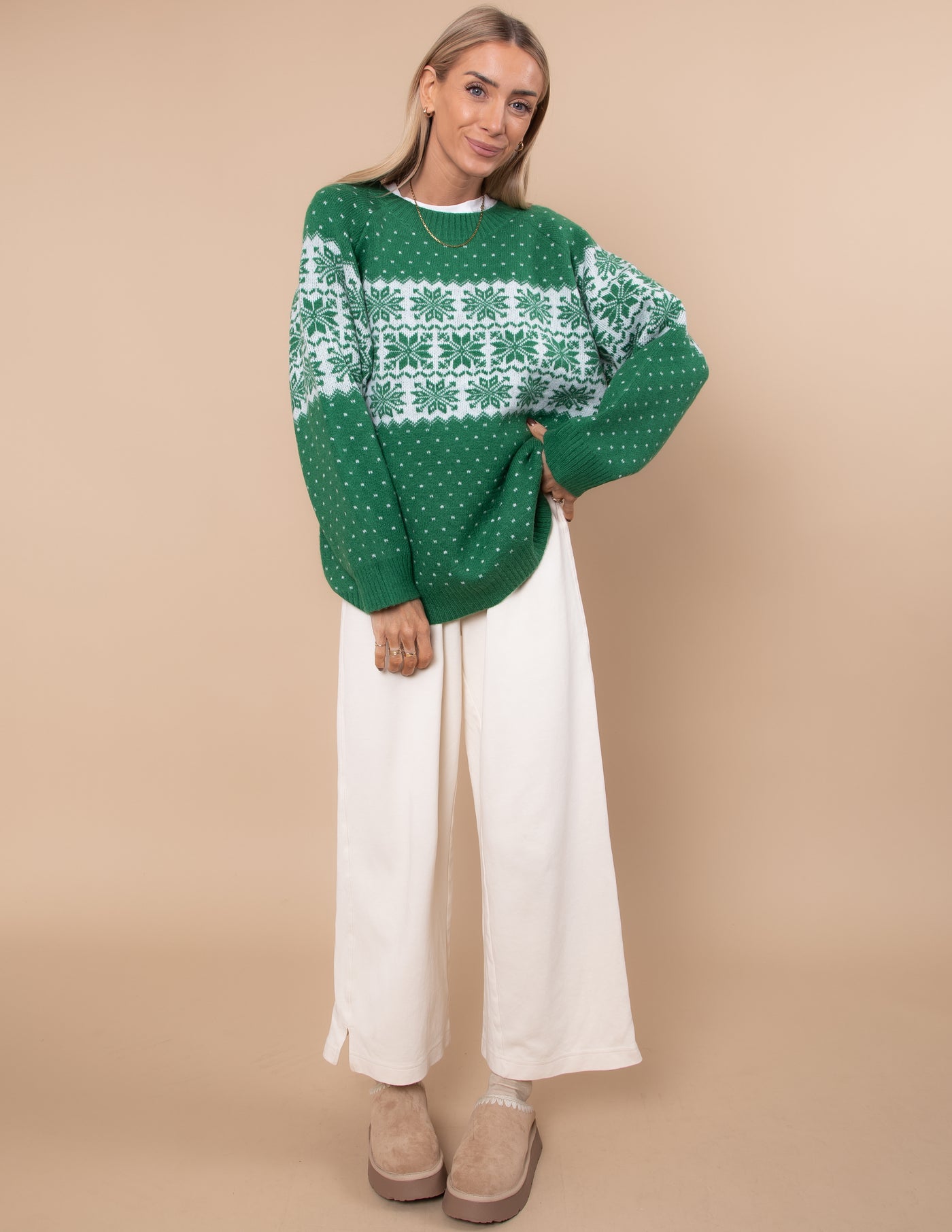 Holiday Pine Knit Sweater