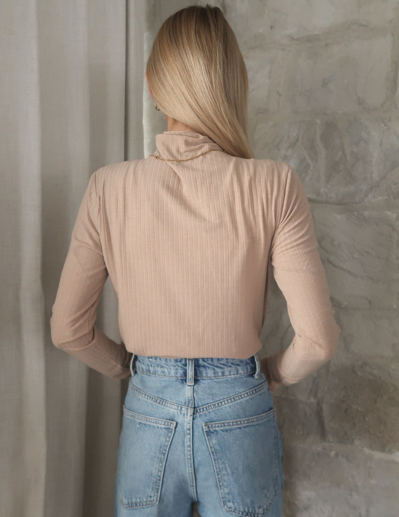 Sandstone Ribbed Top