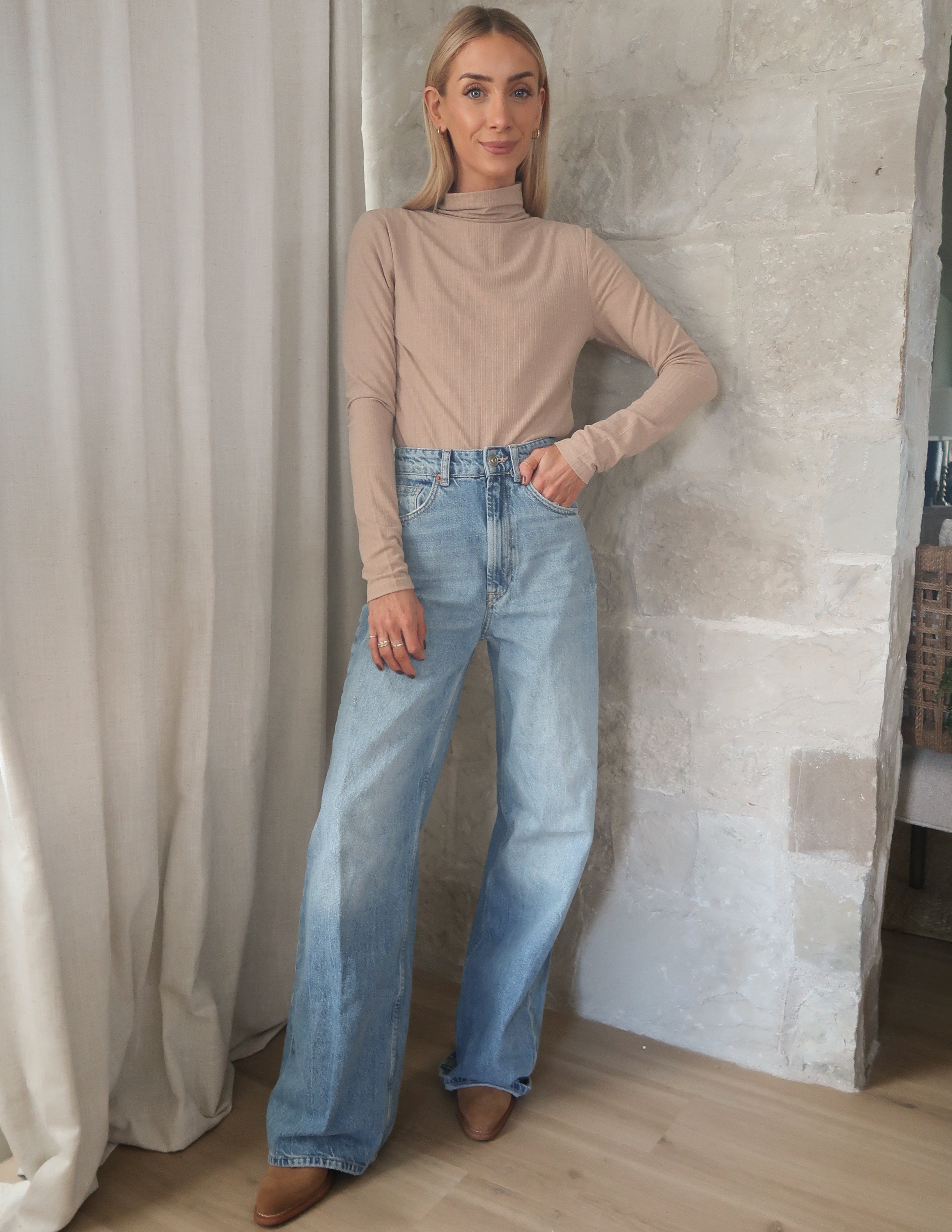 Sandstone Ribbed Top