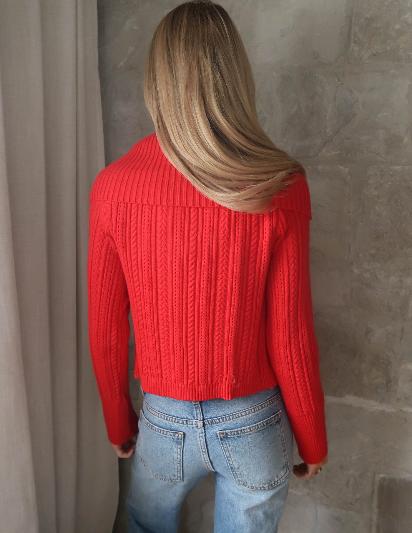 Rosy Darling Turtleneck Sweater