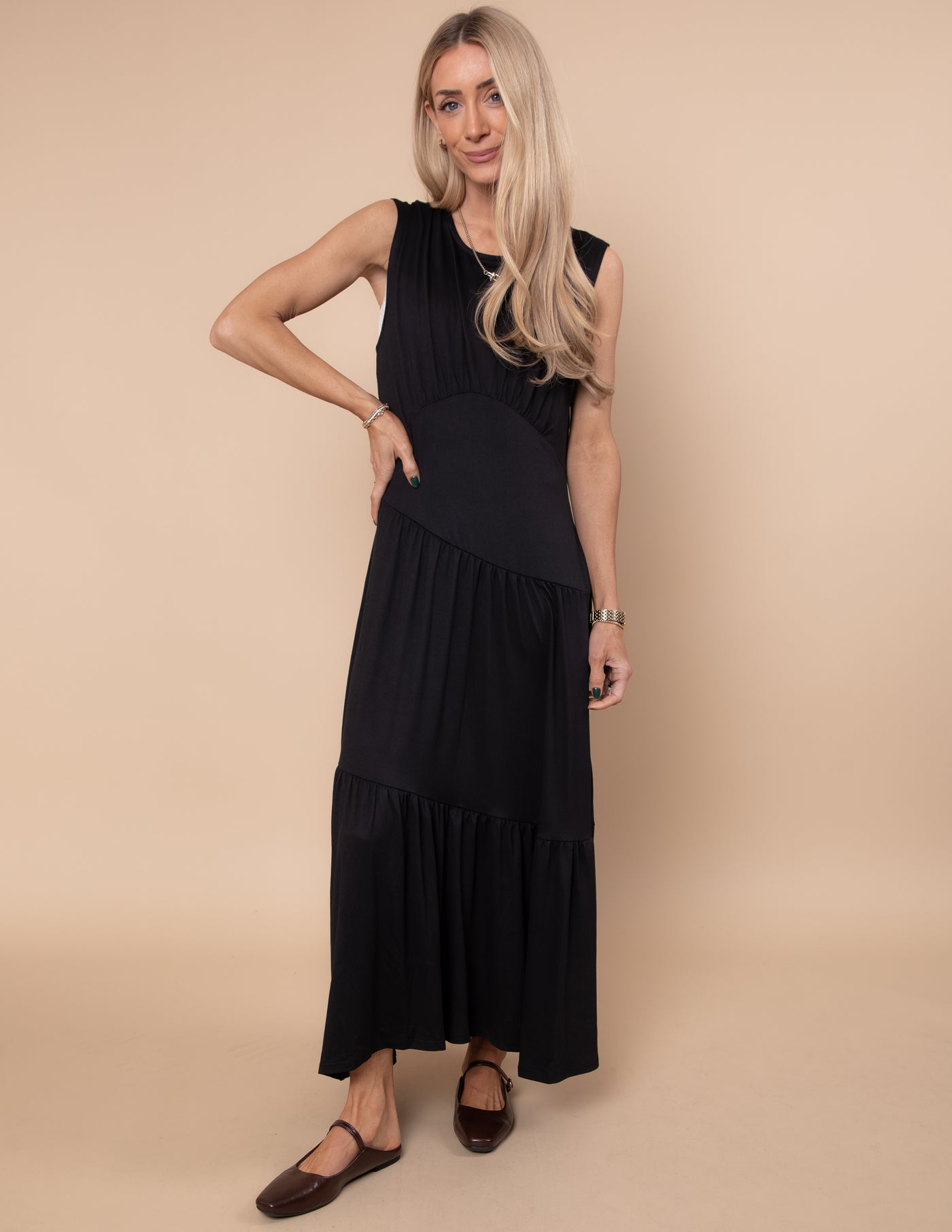 Solene Tiered Dress
