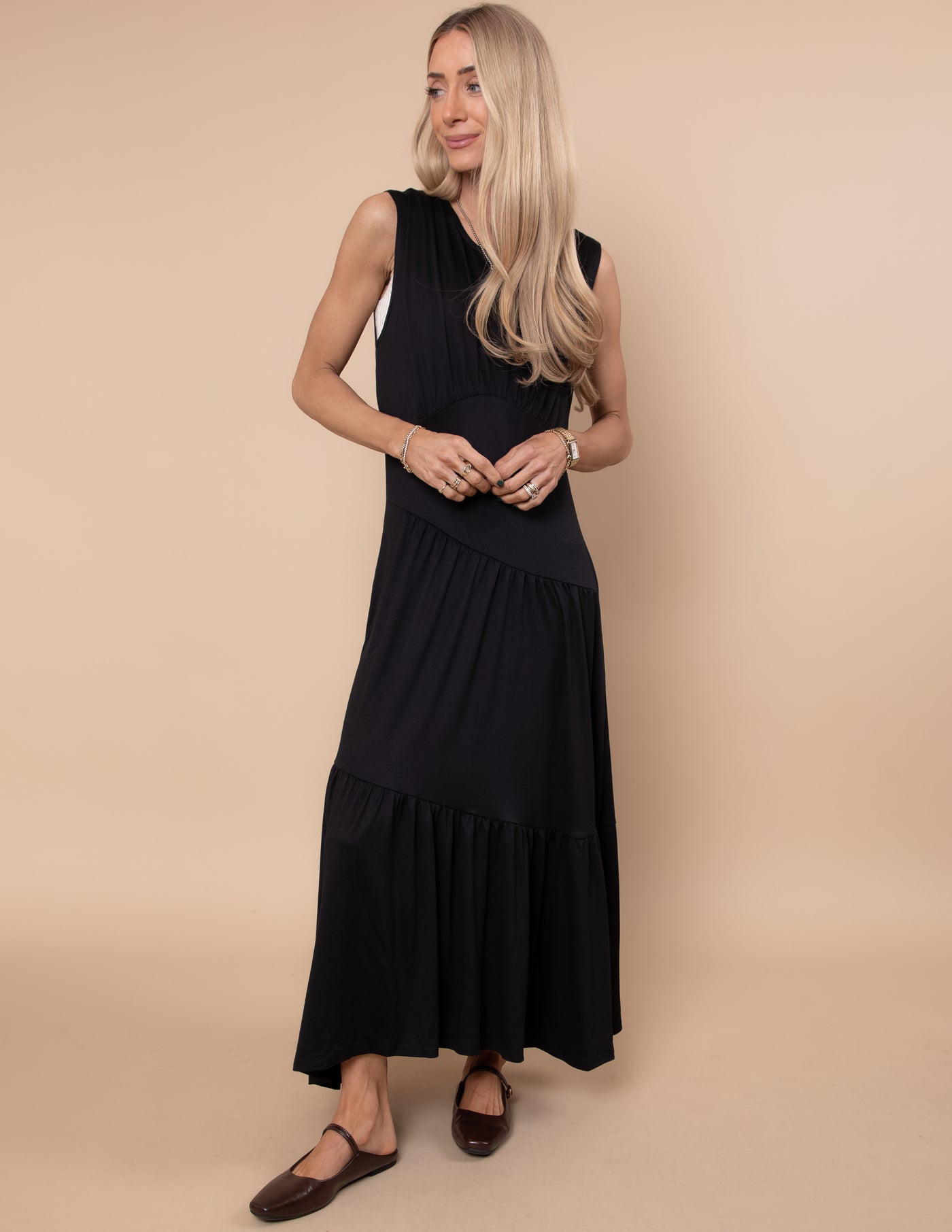 Solene Tiered Dress