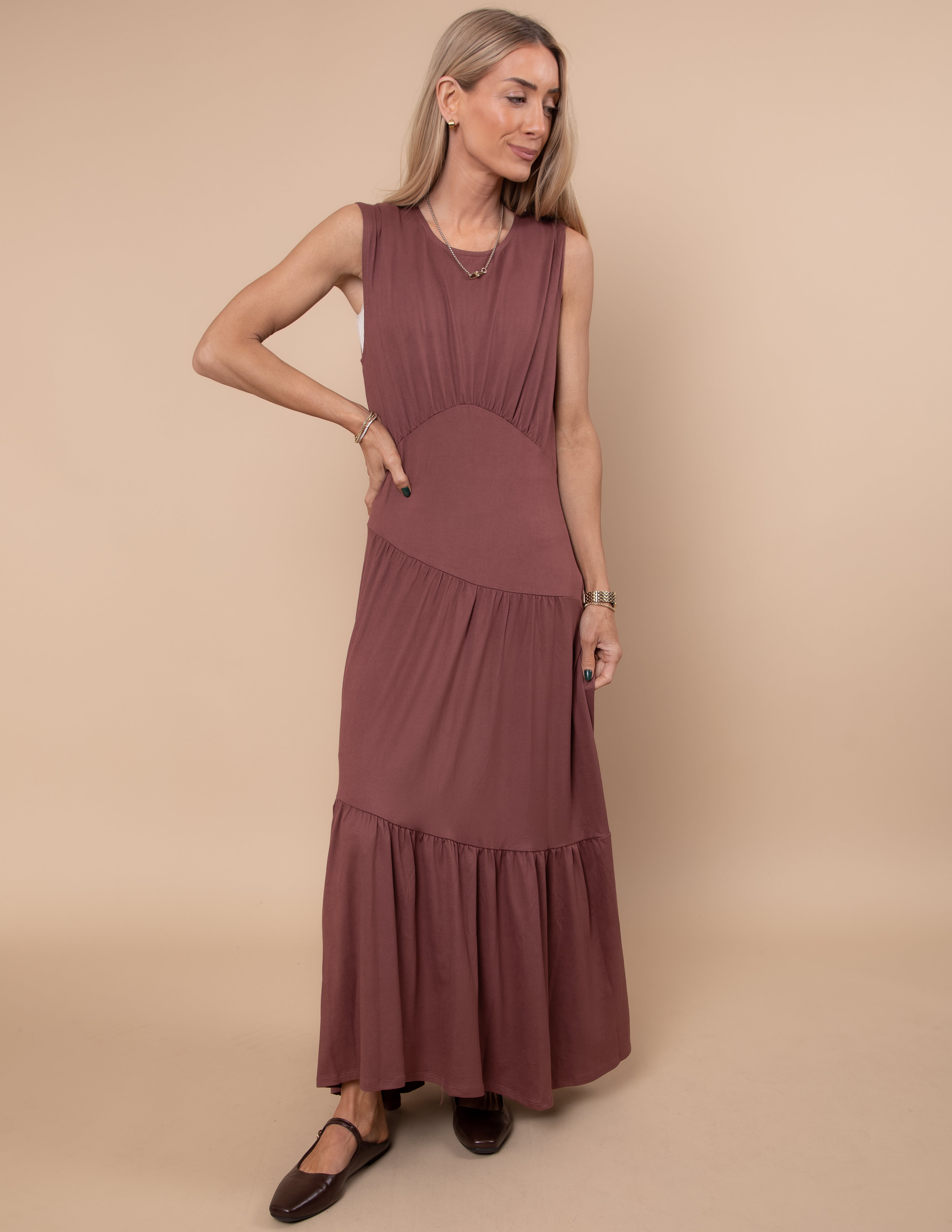 Solene Tiered Dress