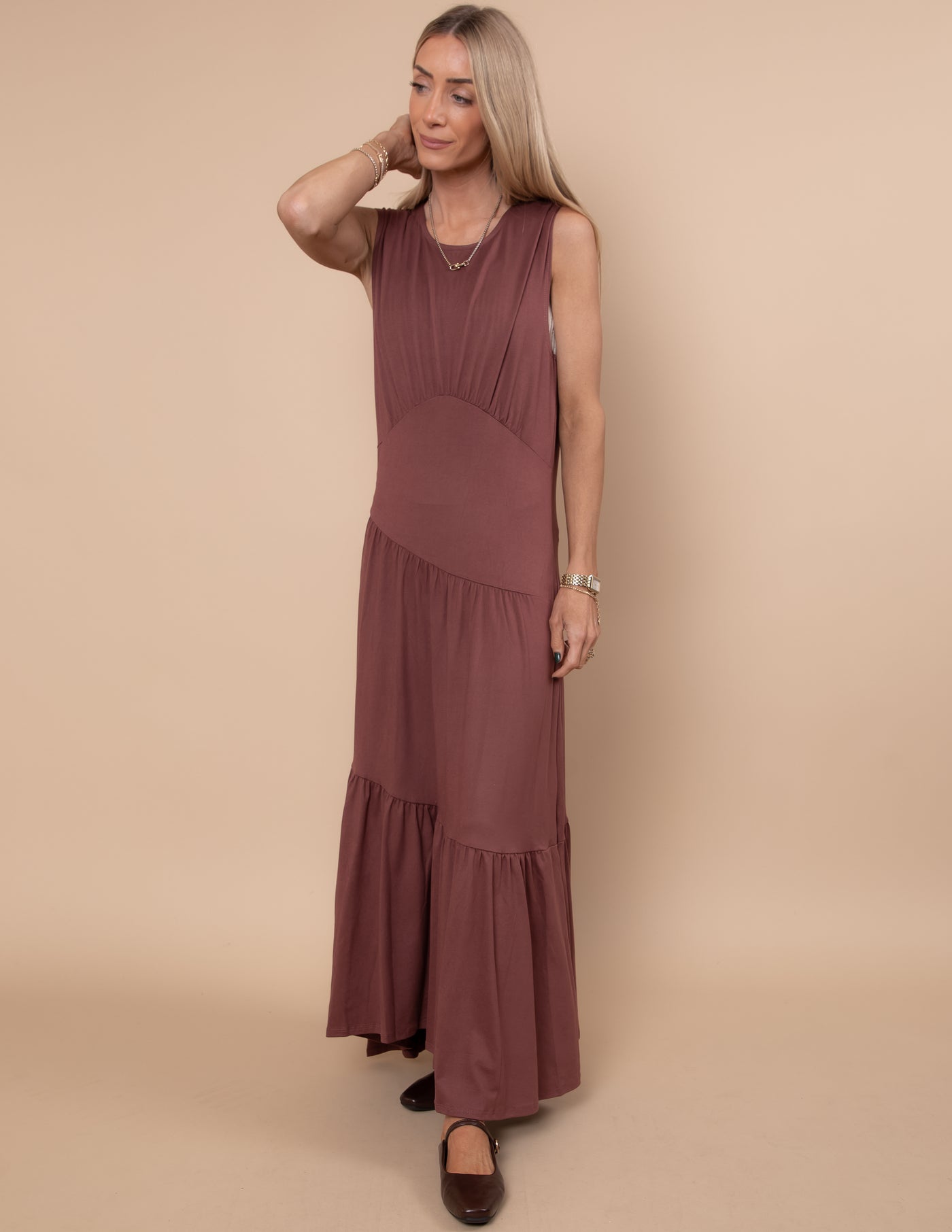 Solene Tiered Dress