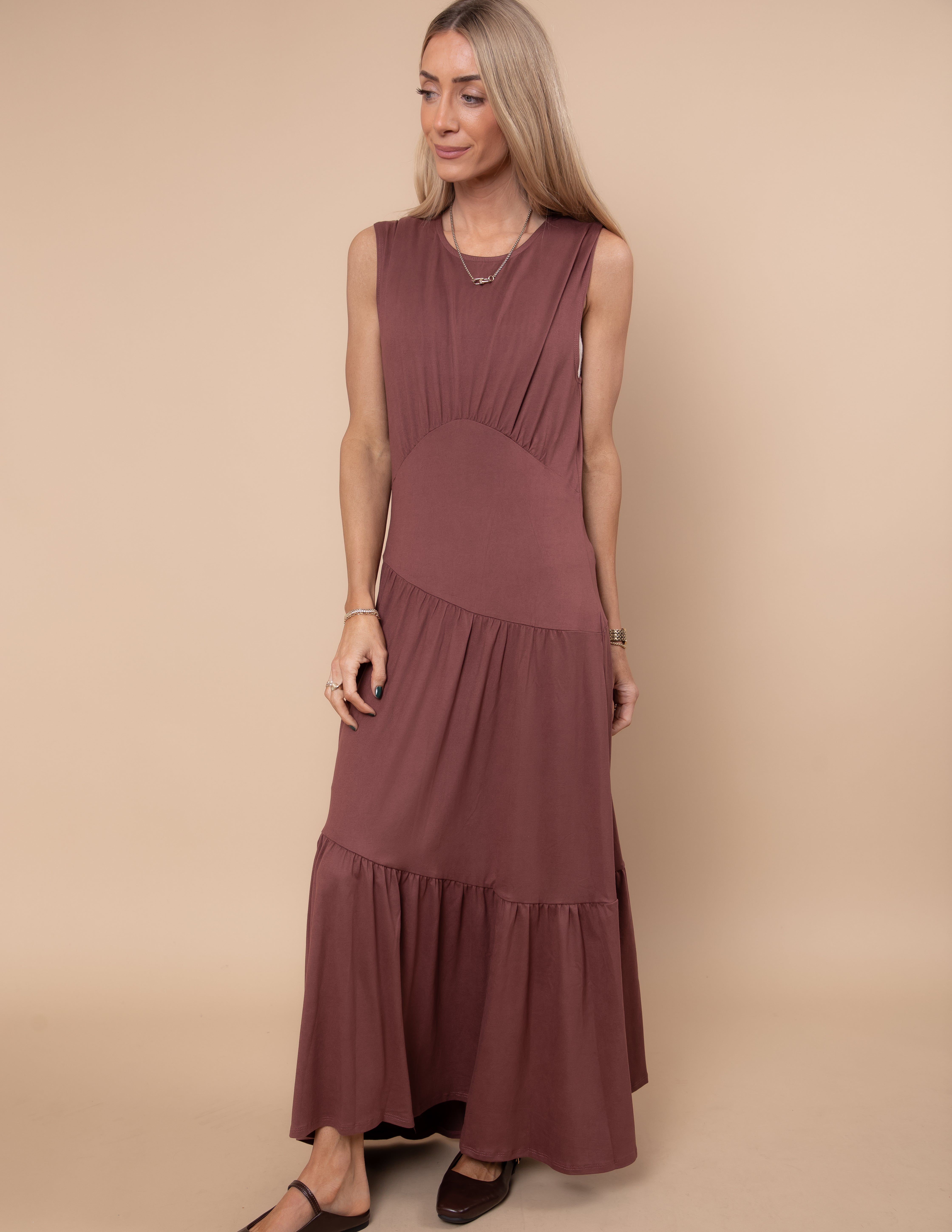 Solene Tiered Dress