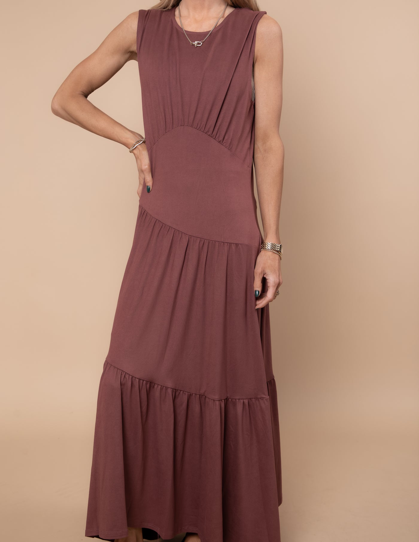 Solene Tiered Dress