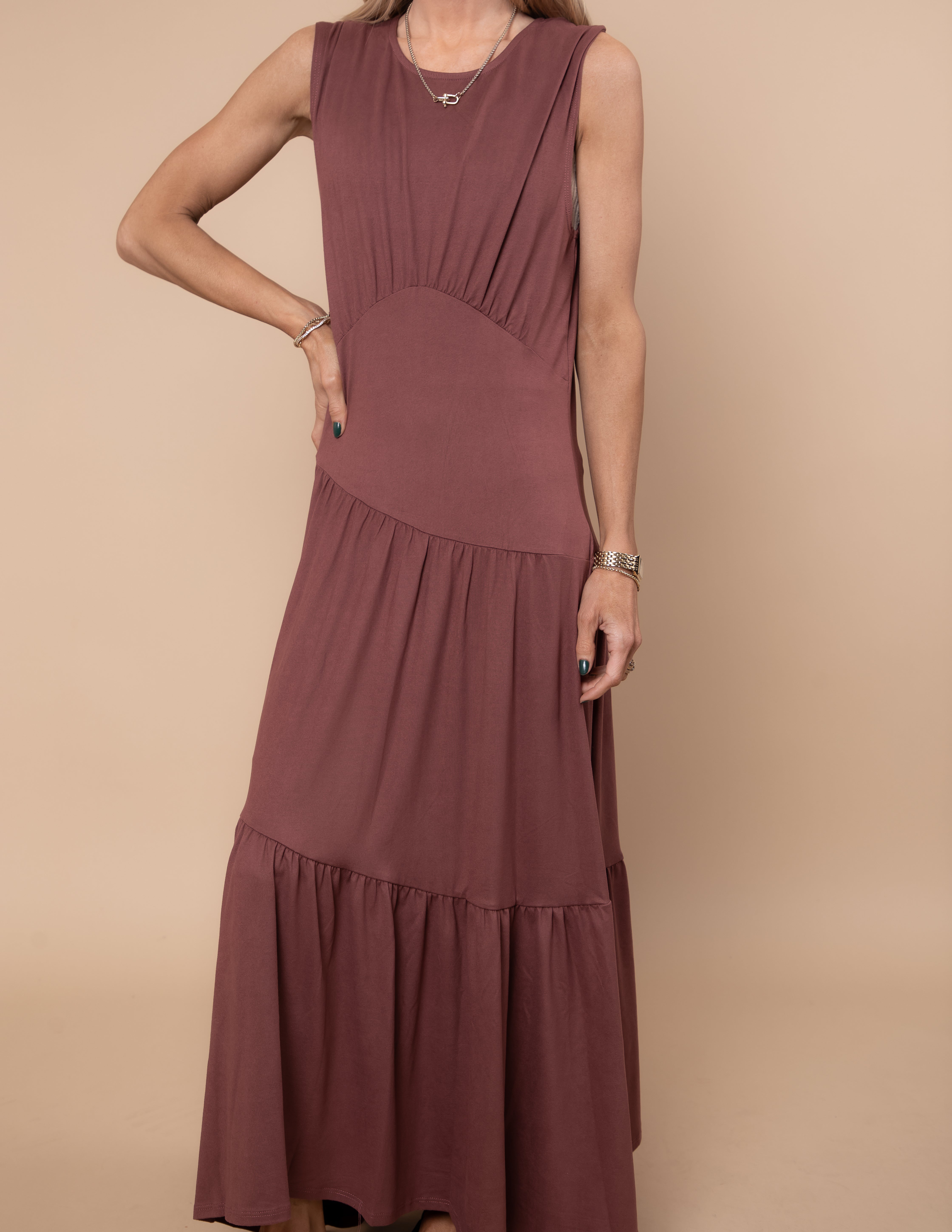 Solene Tiered Dress