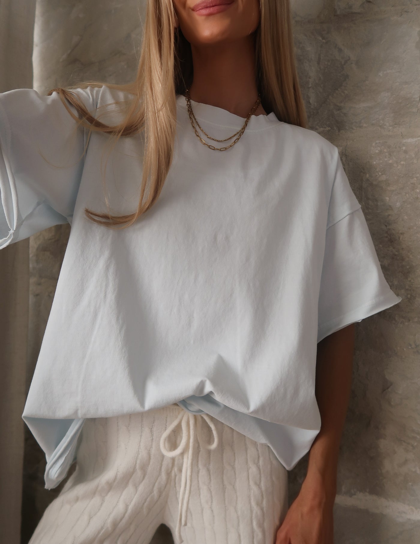 Soft Sky Boxy Tee