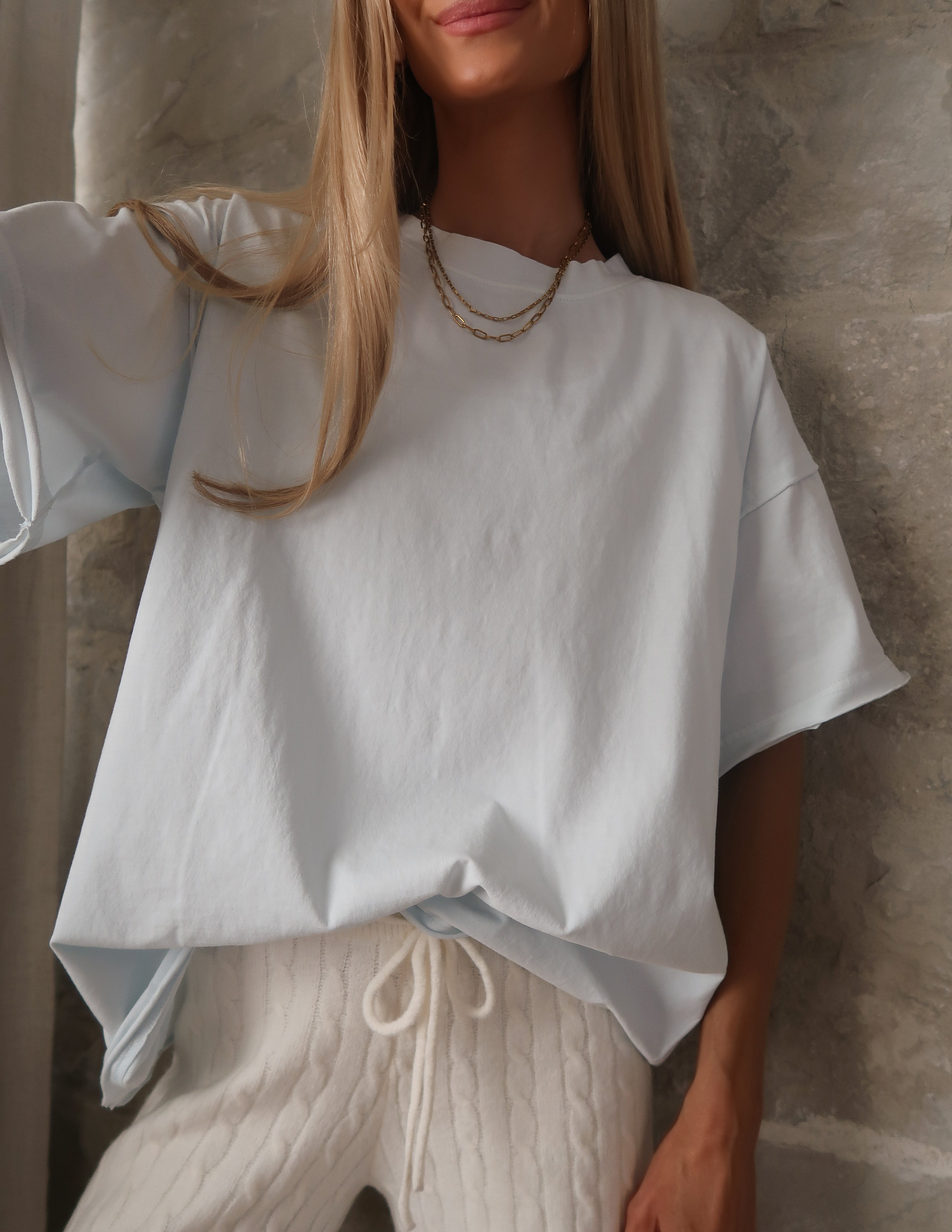 Soft Sky Boxy Tee