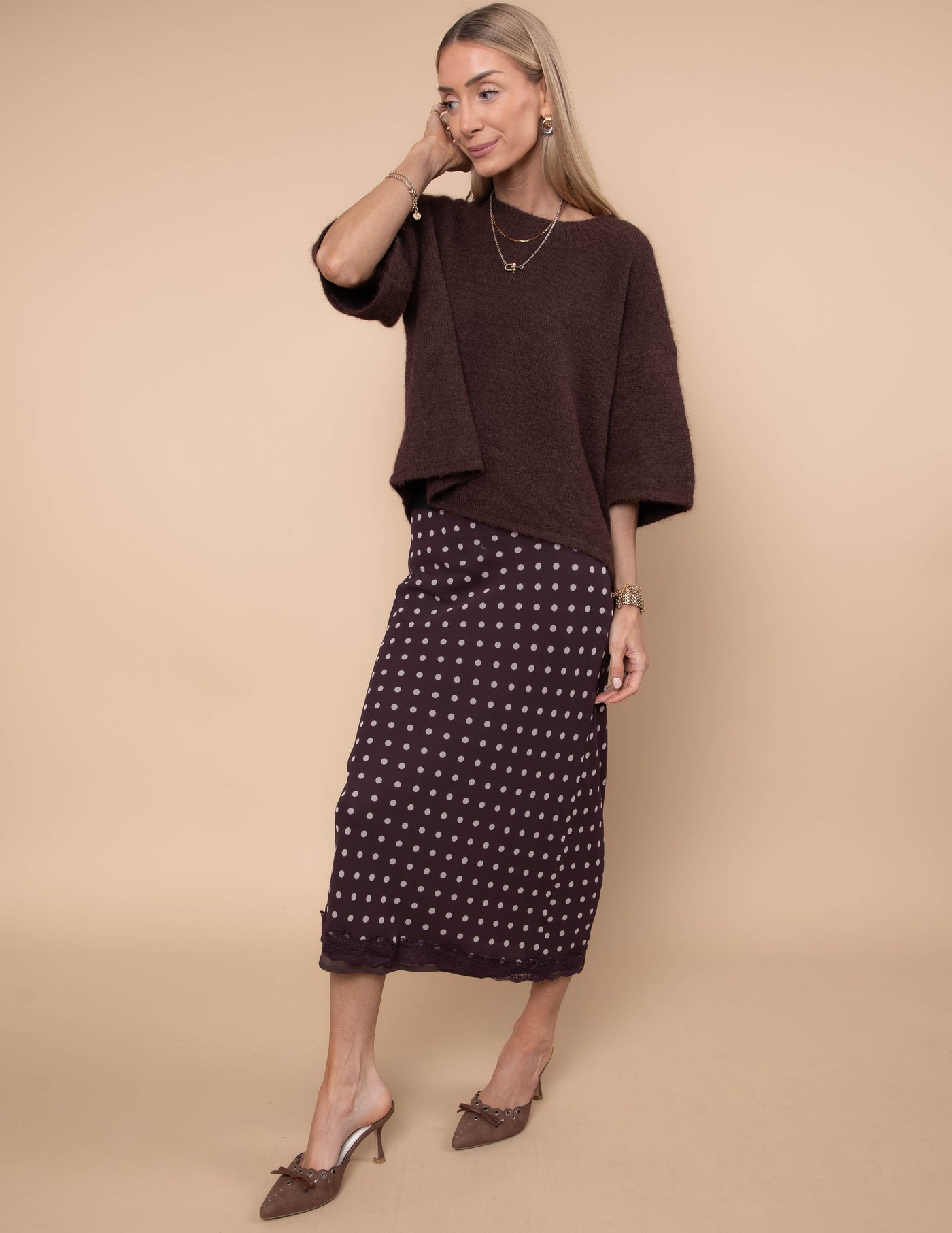 Dotty Lace Daydream Skirt