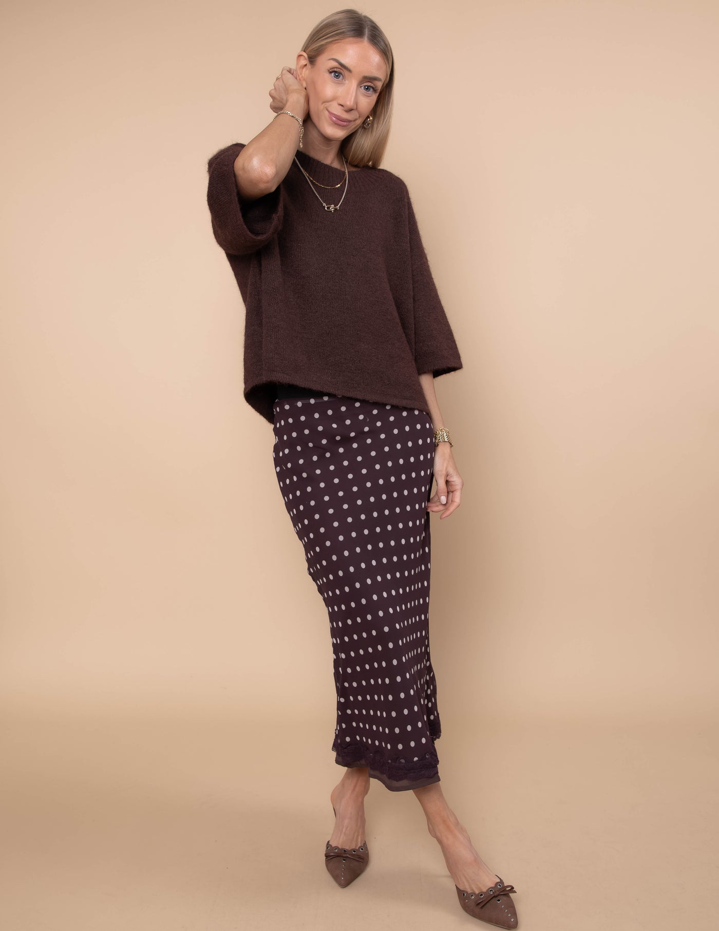 Dotty Lace Daydream Skirt