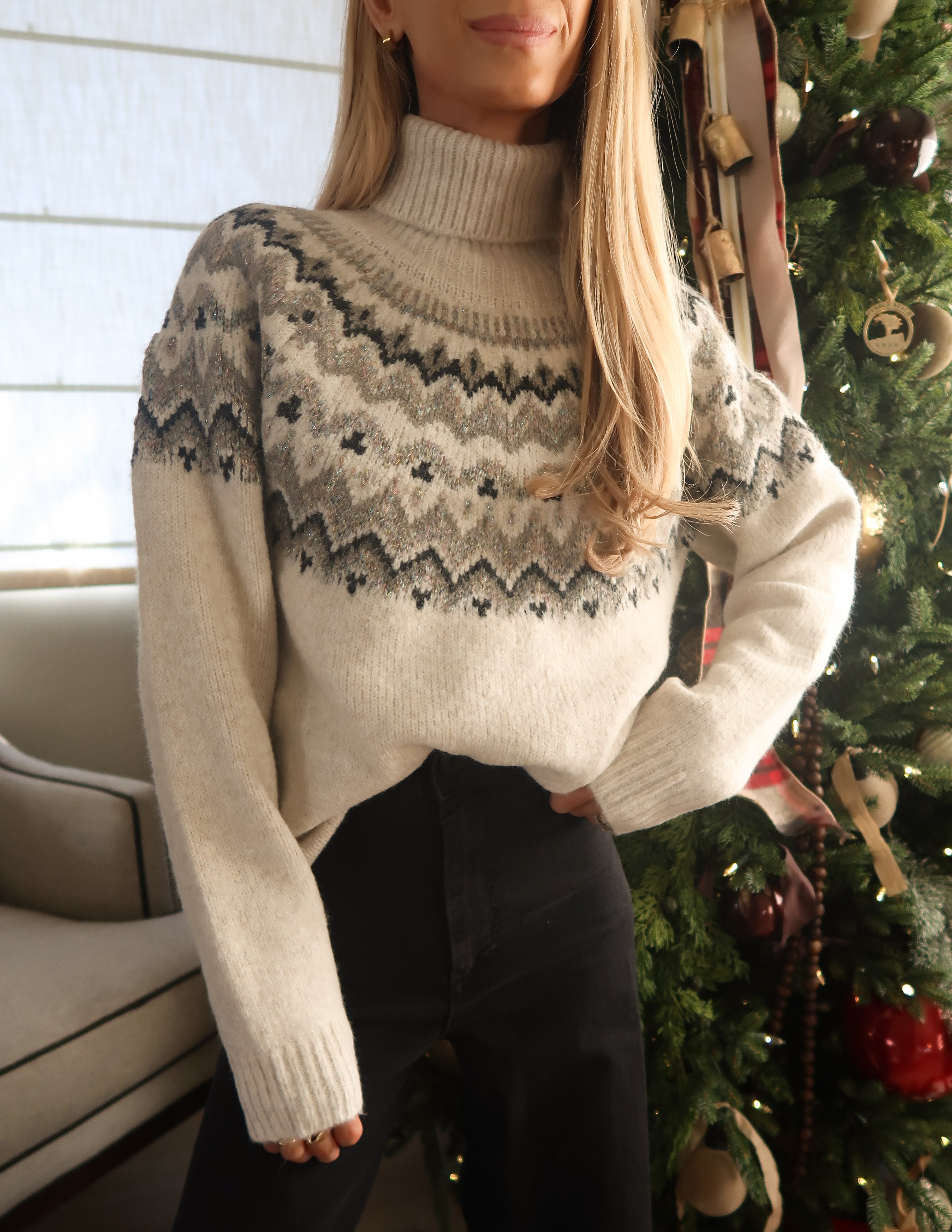 Artisan Yoke Turtle Neck