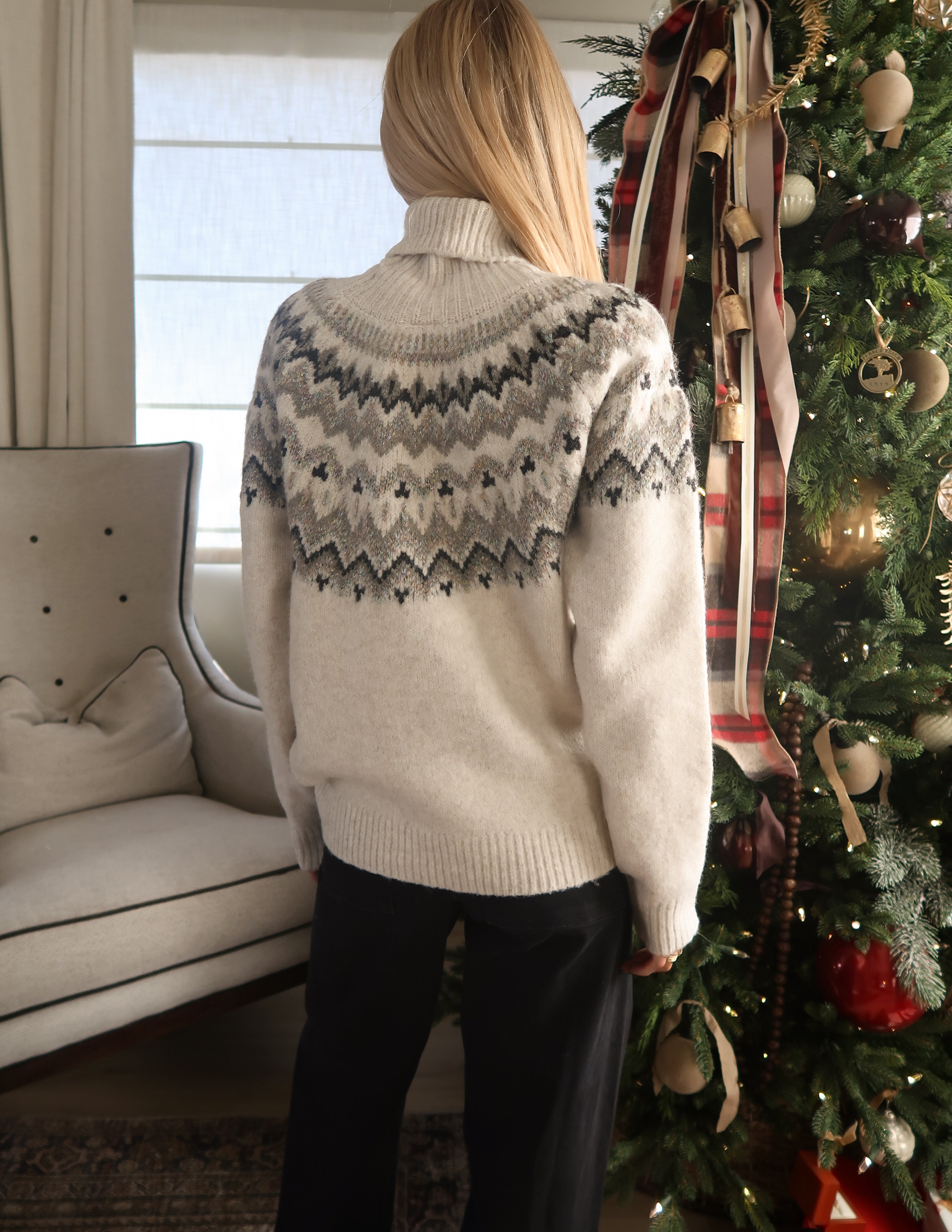 Artisan Yoke Turtle Neck