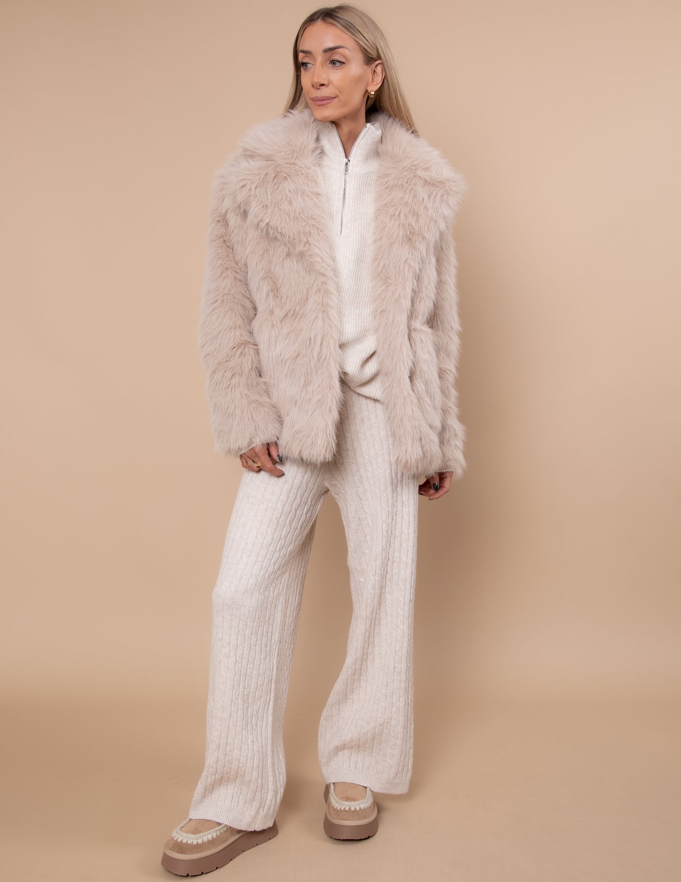 Opulence Faux Fur Coat