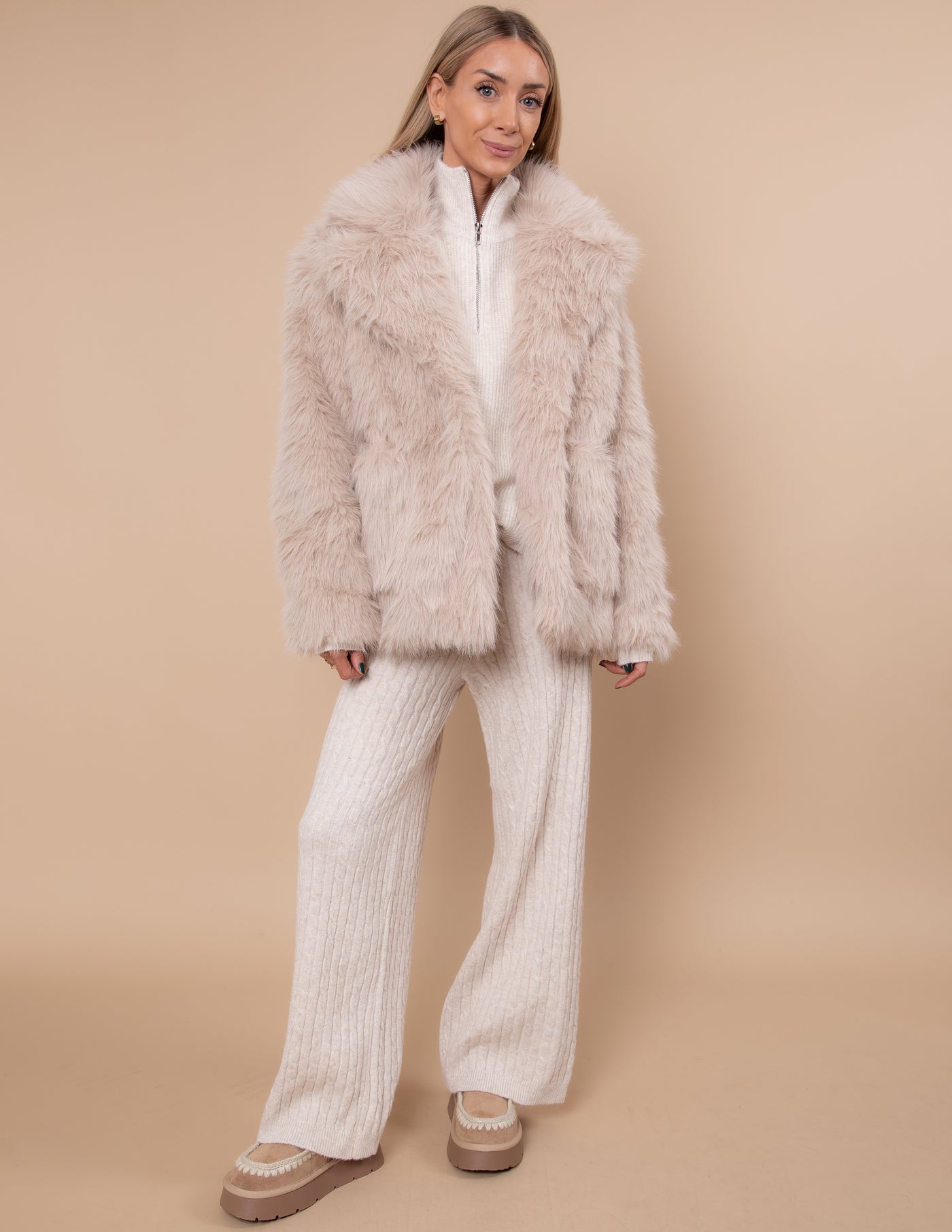 Opulence Faux Fur Coat