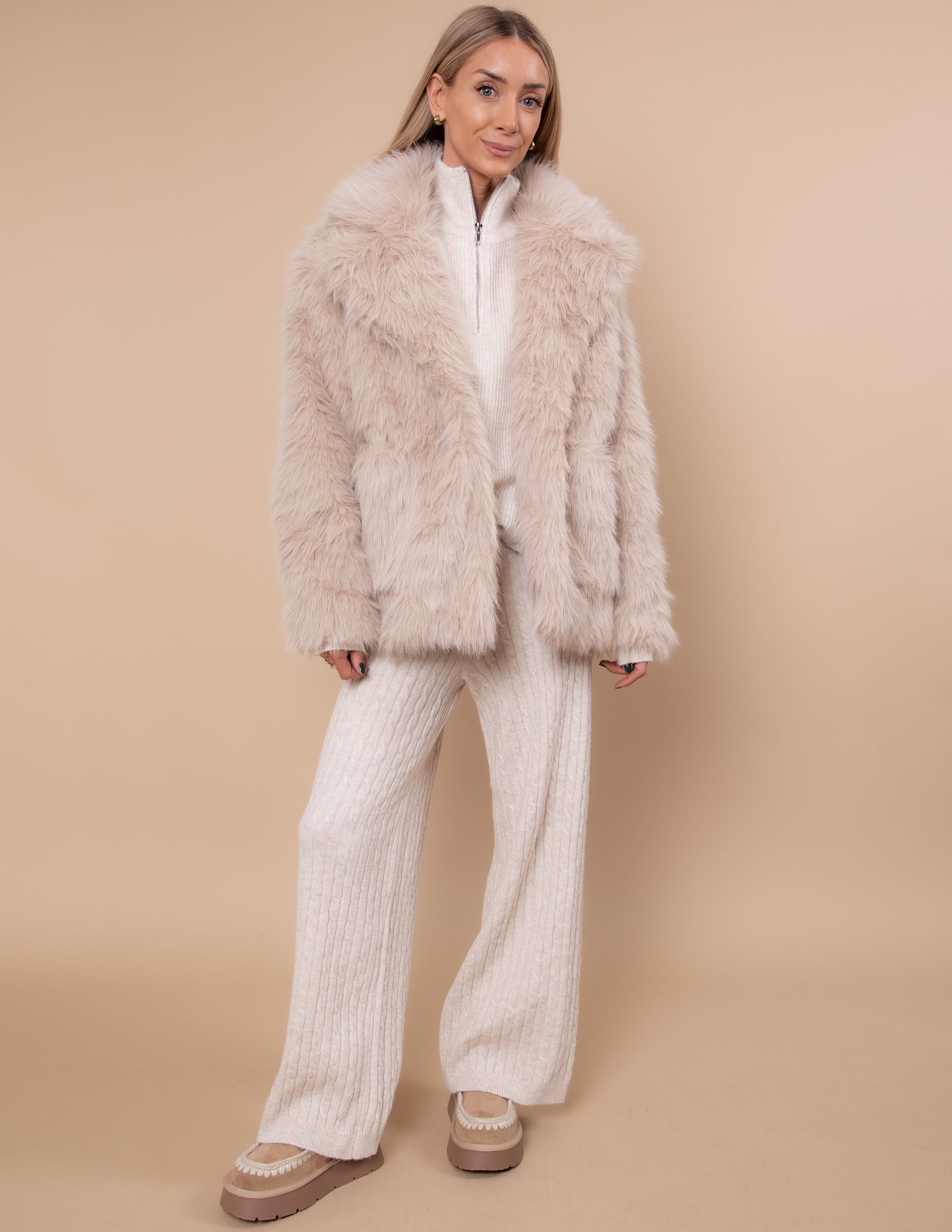 Opulence Faux Fur Coat