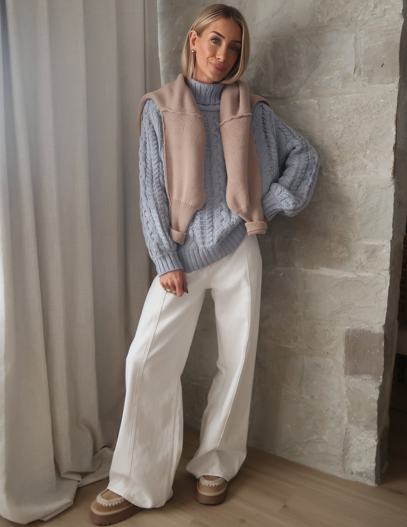 Chalet Braid Knit Sweater