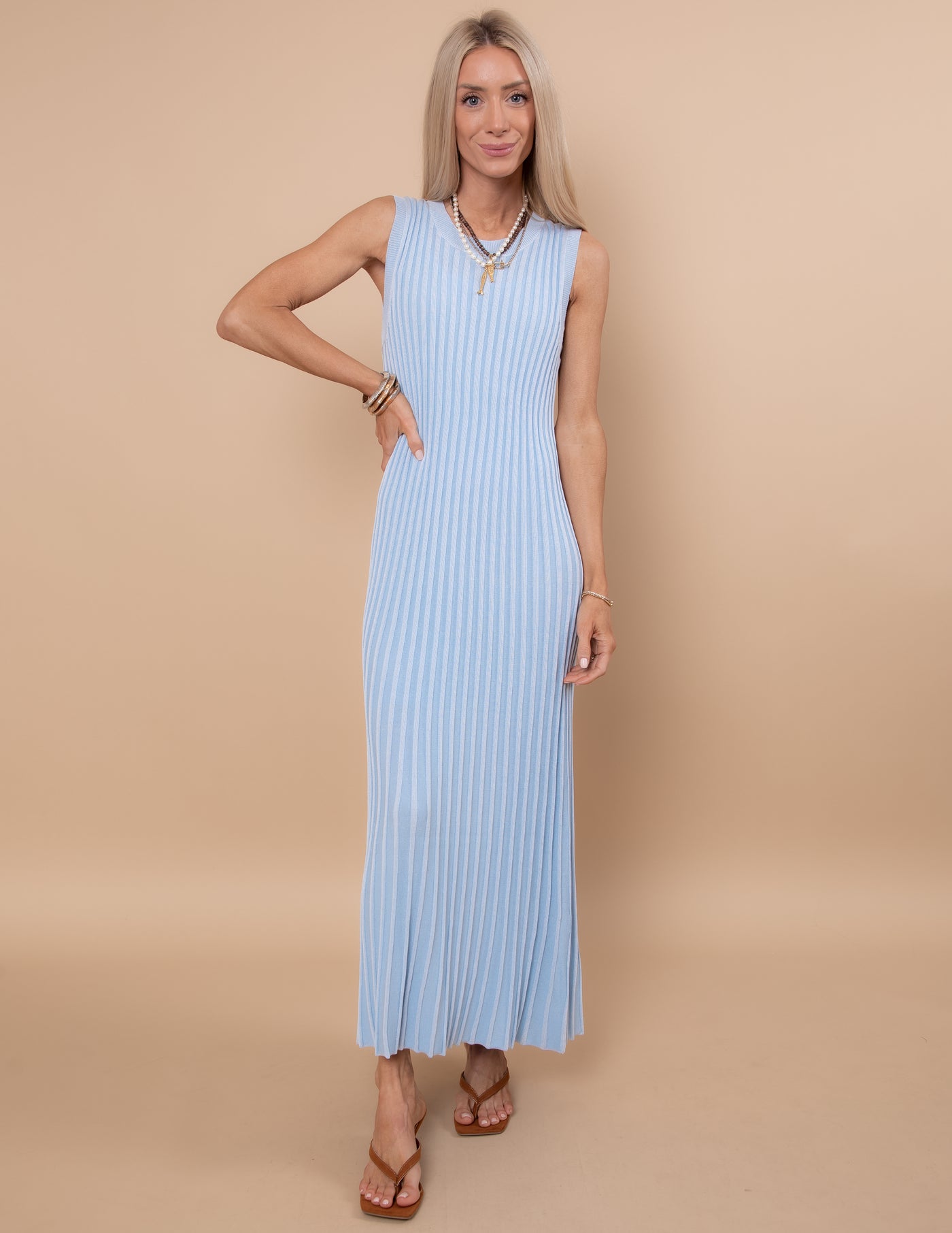 Aurora Ribbed Knit Dress