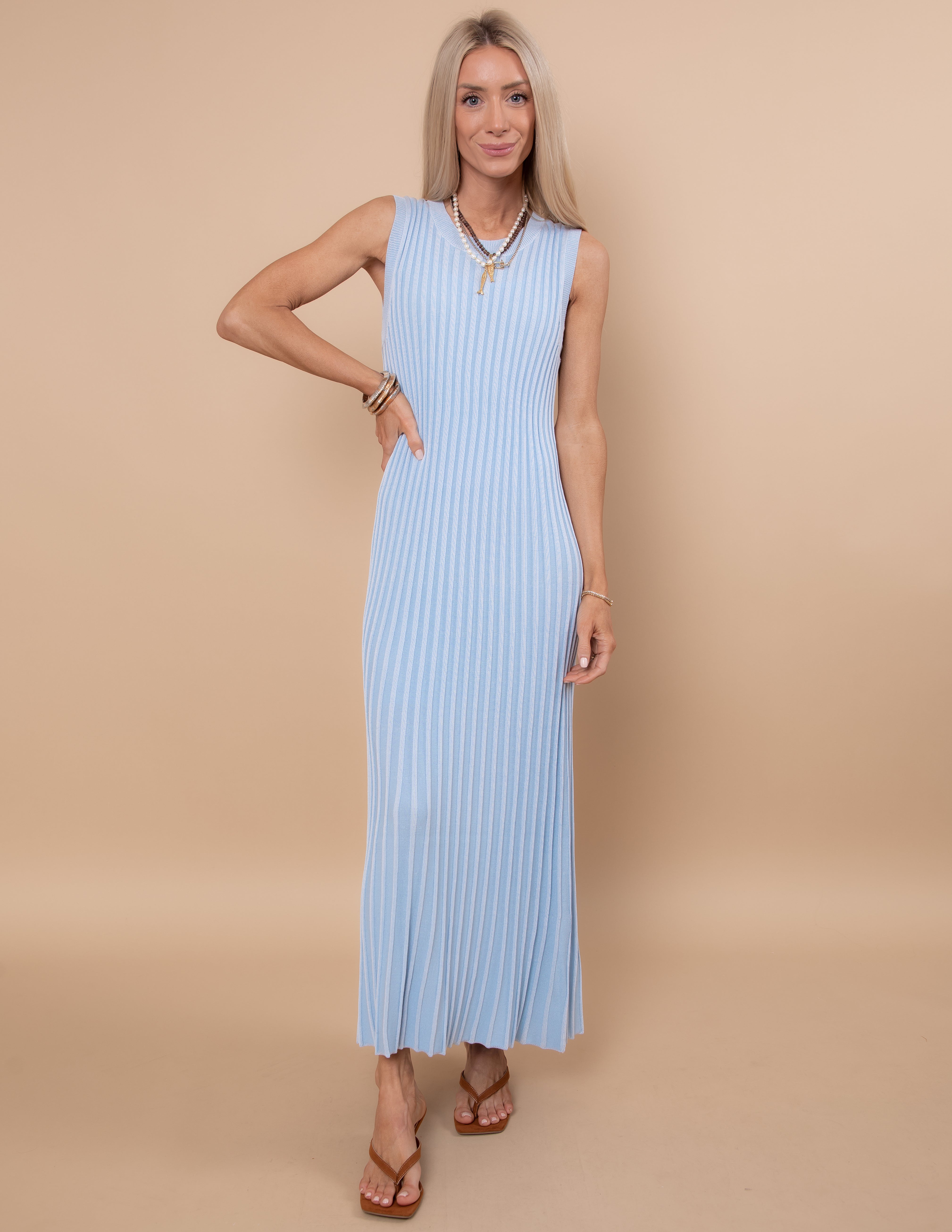 Aurora Ribbed Knit Dress