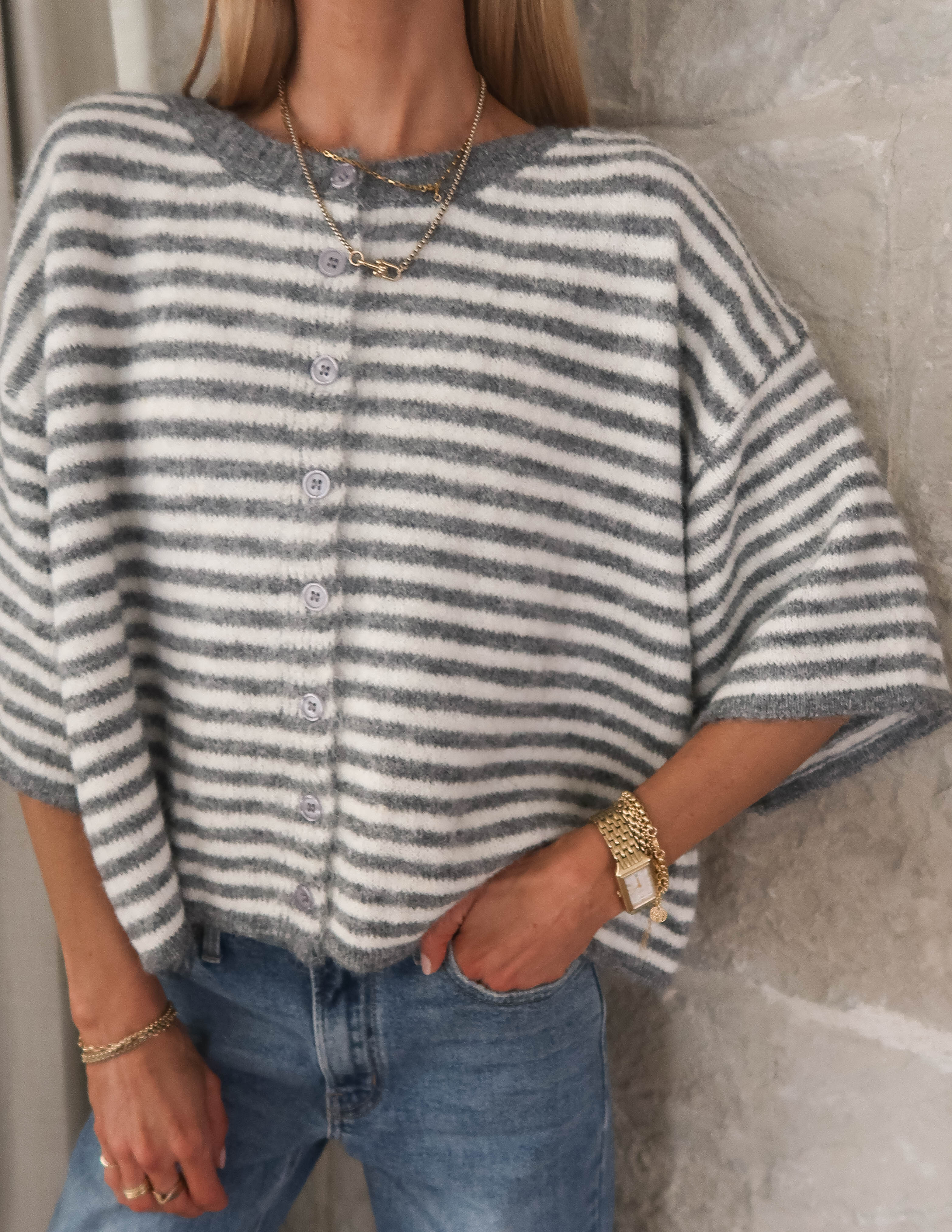 Ridgeway Striped Cardigan