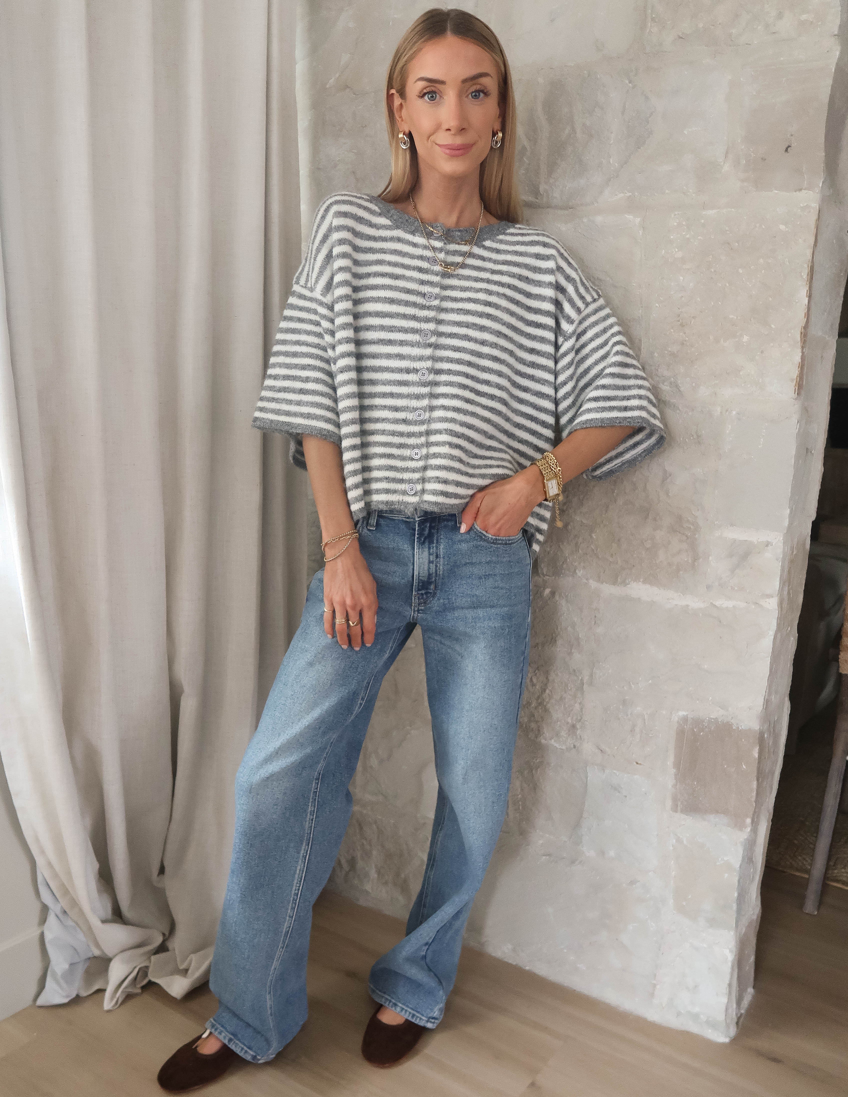 Ridgeway Striped Cardigan