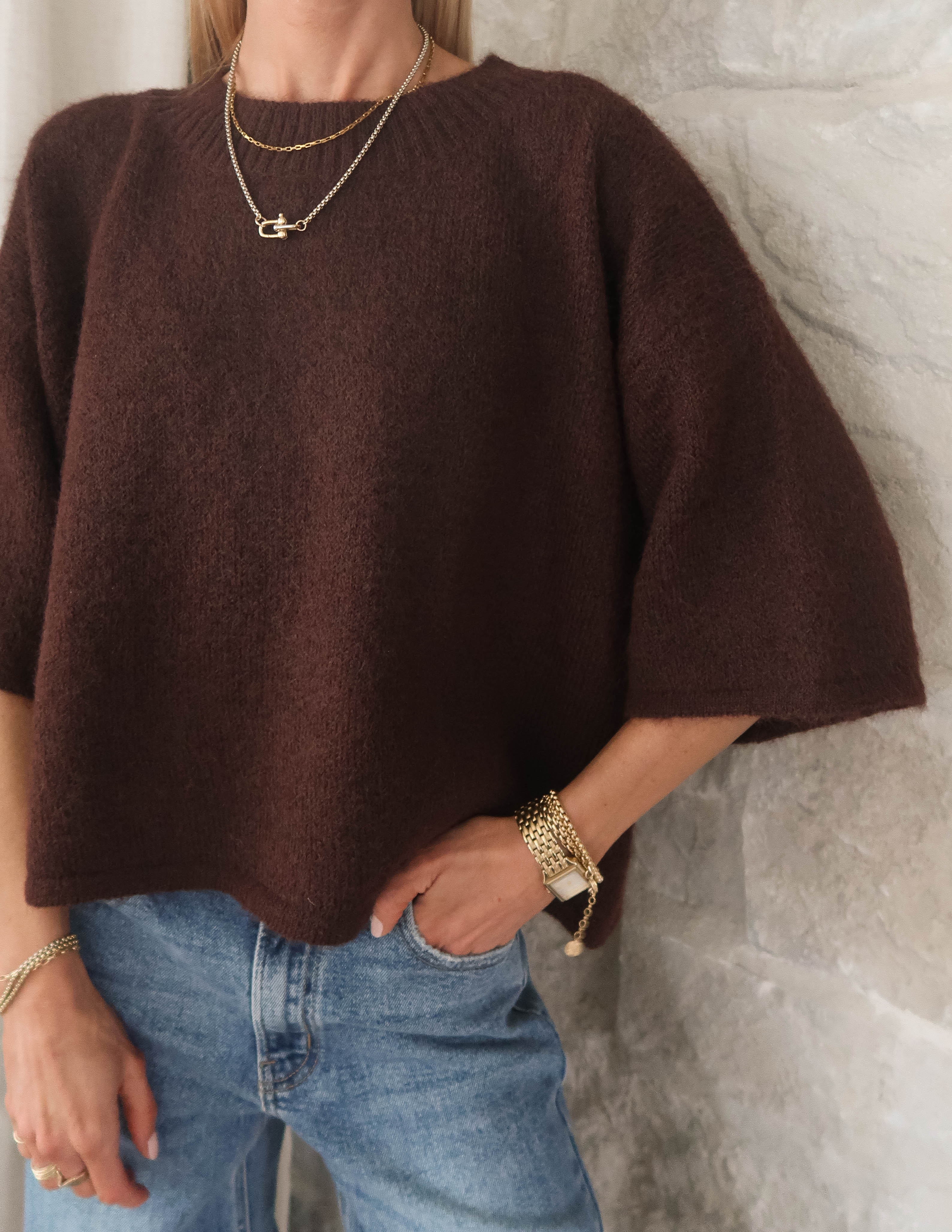 Loft Cropped Sweater