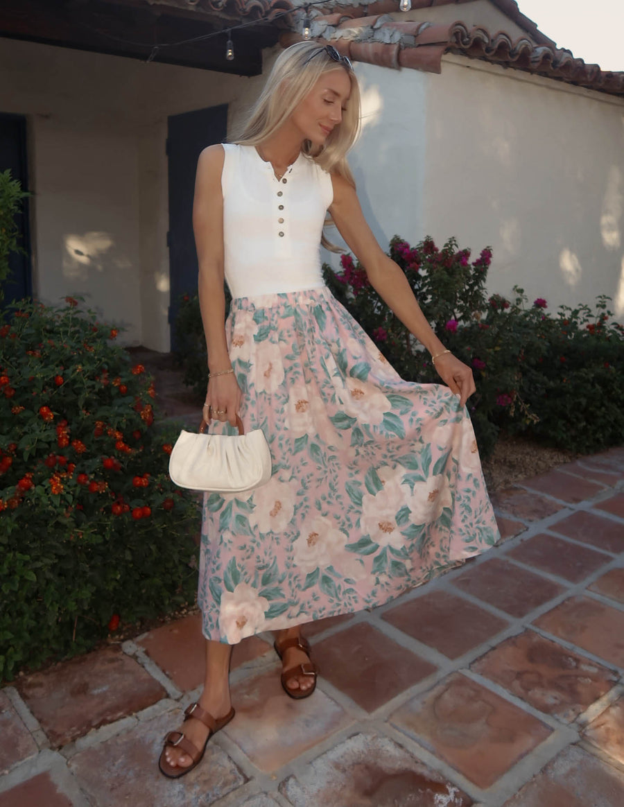 Blush Meadow Skirt
