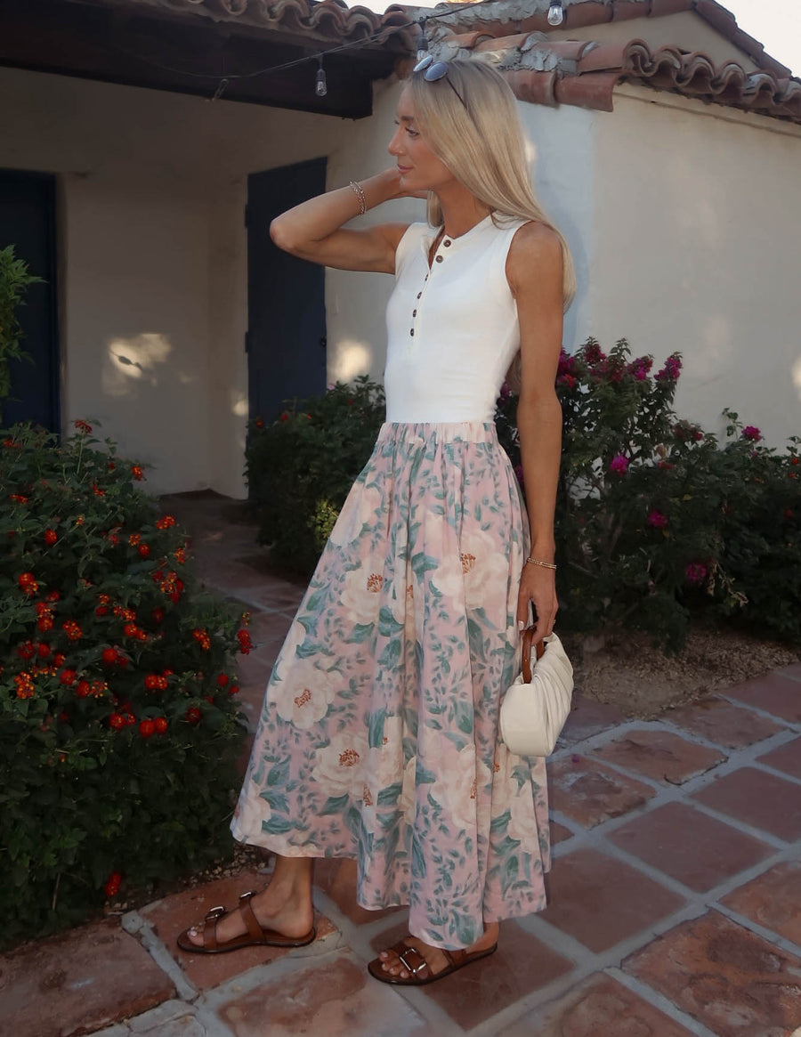 Blush Meadow Skirt