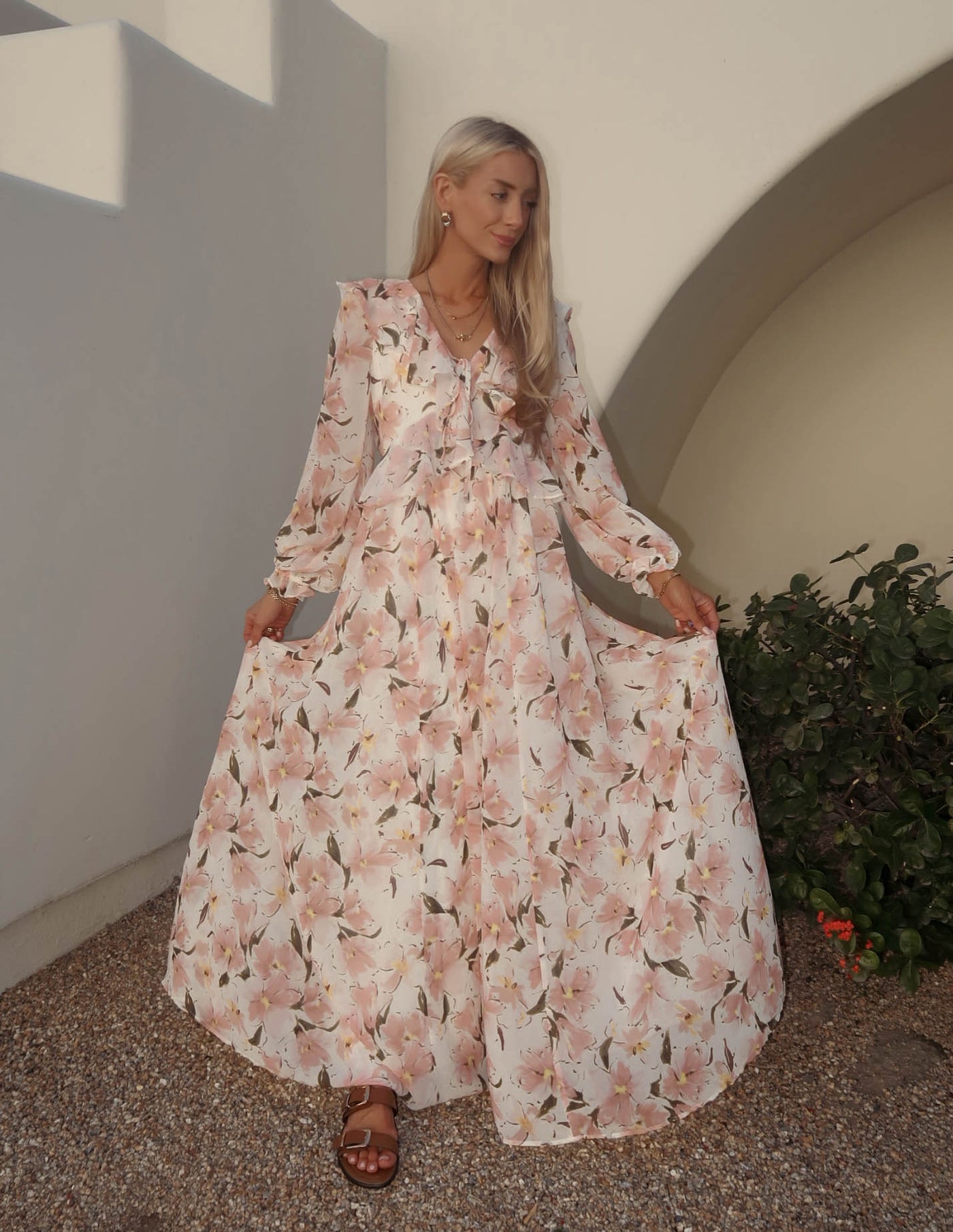 Petal Breeze Maxi Dress L | Shop Stevie Petal Breeze Maxi Dress L | Shop Stevie
