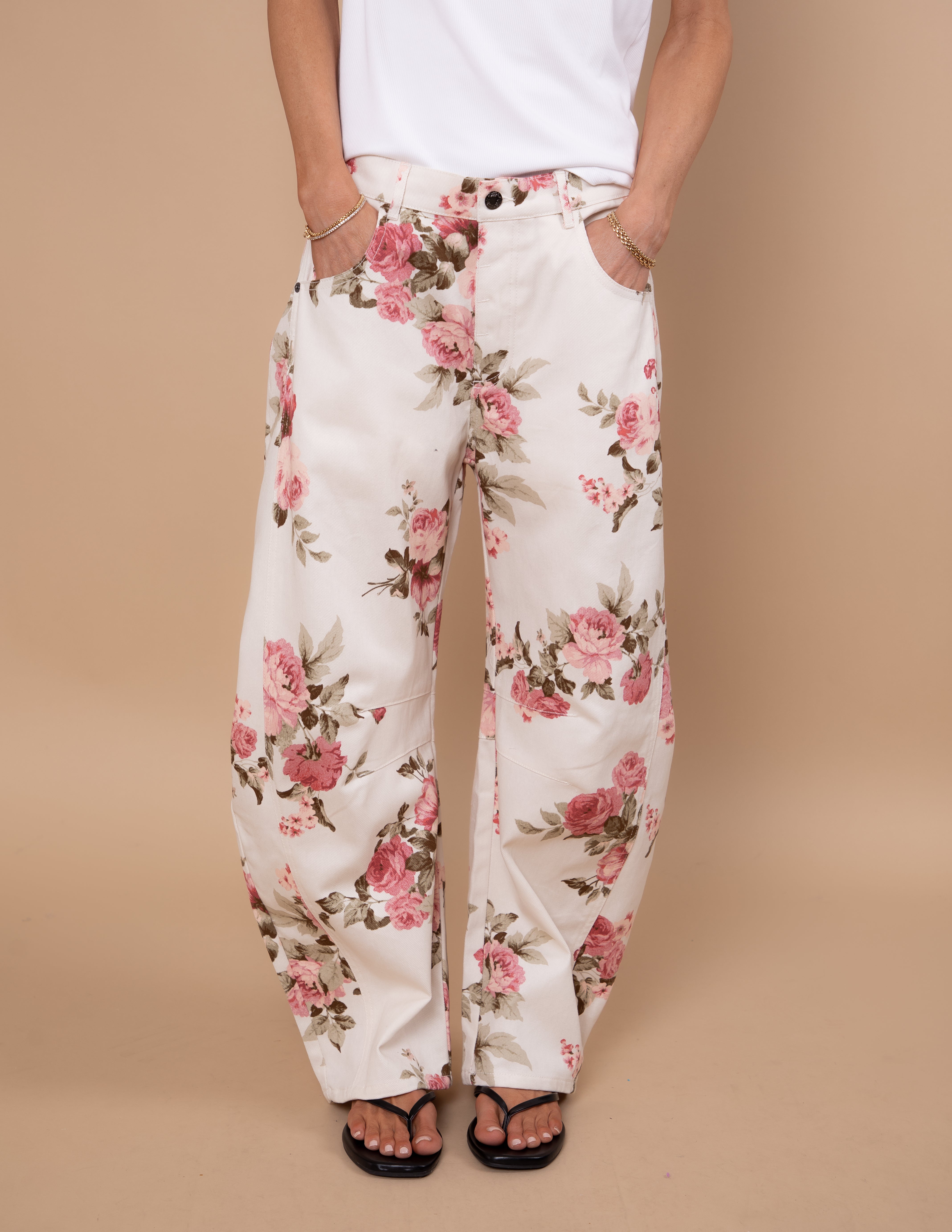 Rose Garden Wide-Leg Pants