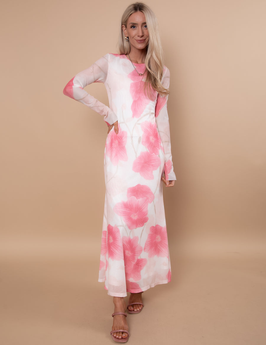 Campbell Mesh Floral Dress