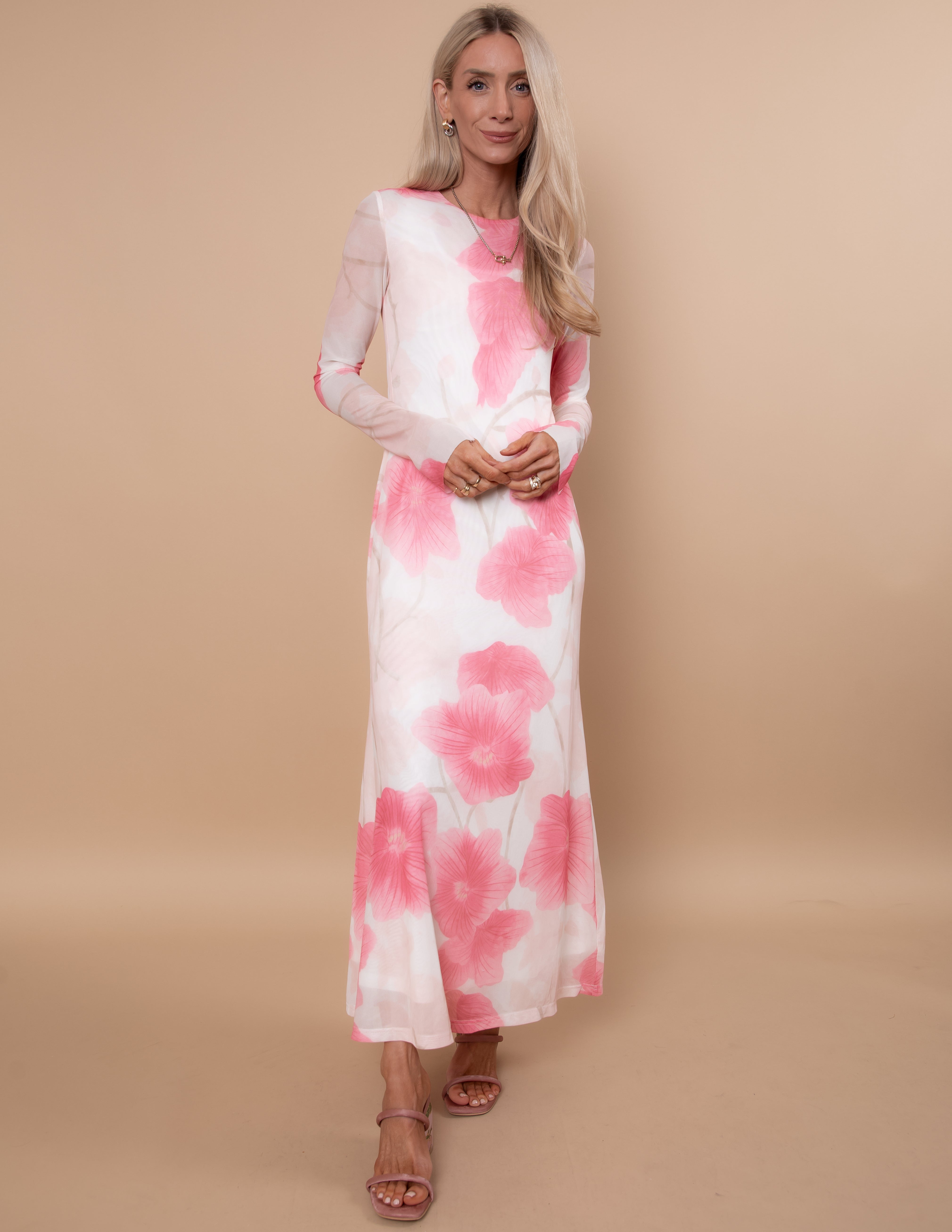 Campbell Mesh Floral Dress