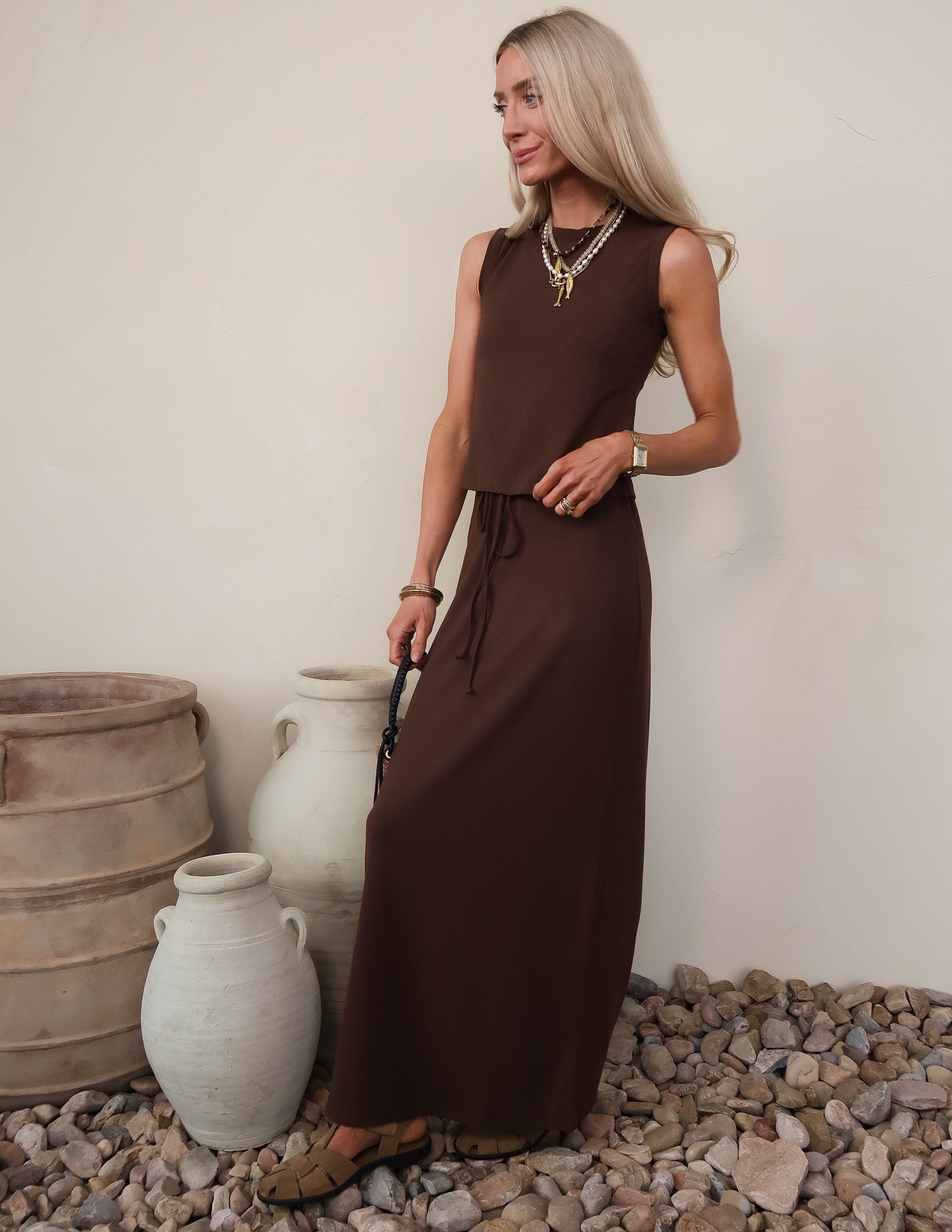 Lettie Two Piece Set Gray / S