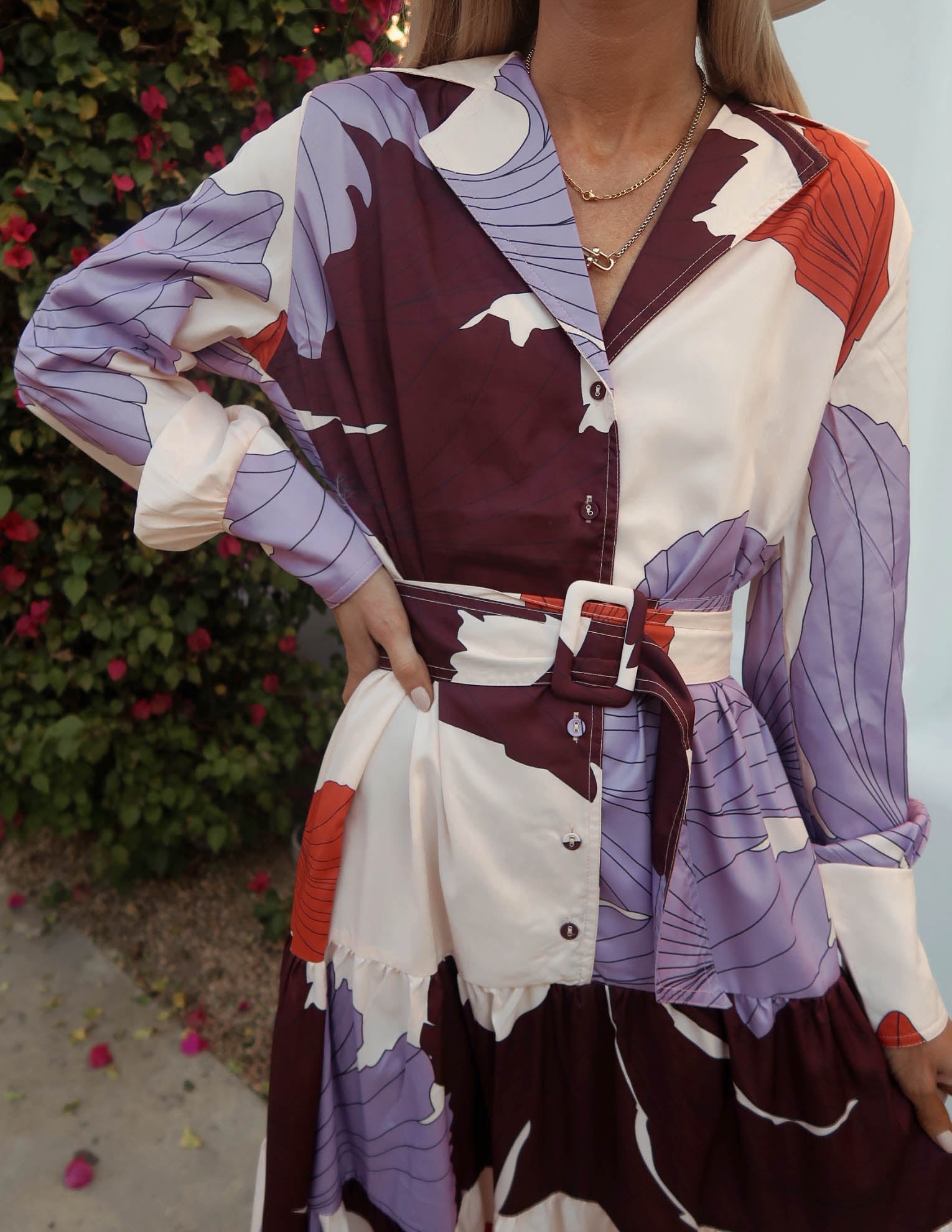 Lavender Bloom Maxi Dress