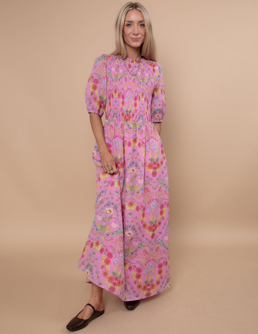 Ramsie Floral Smocked Maxi Dress