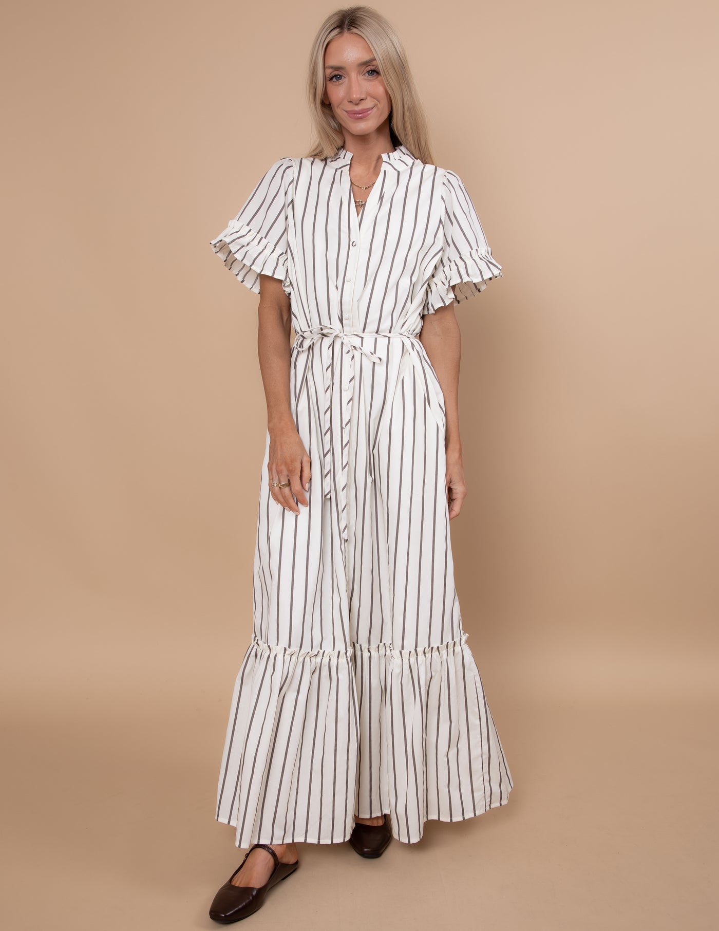 Kamara Striped Dress