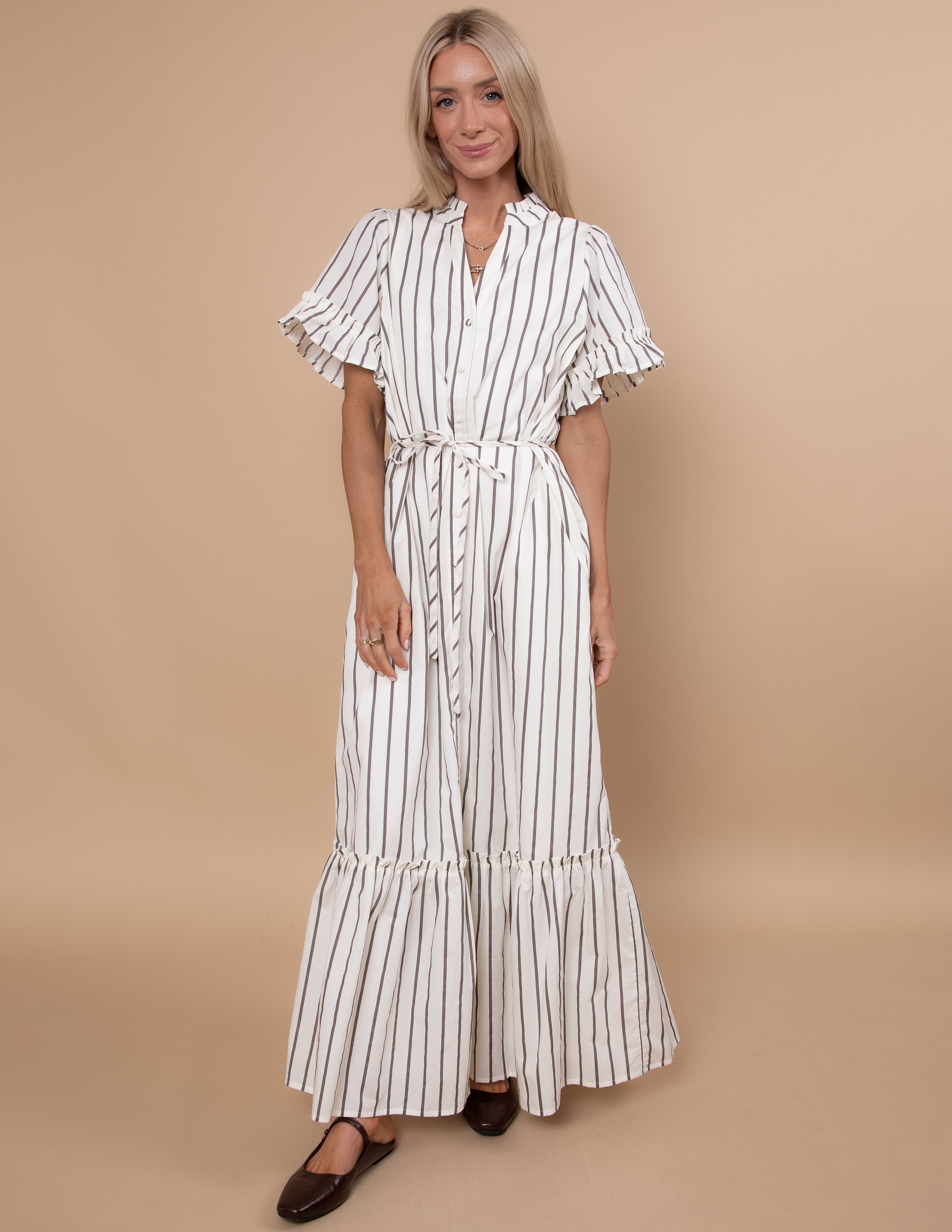 Kamara Striped Dress