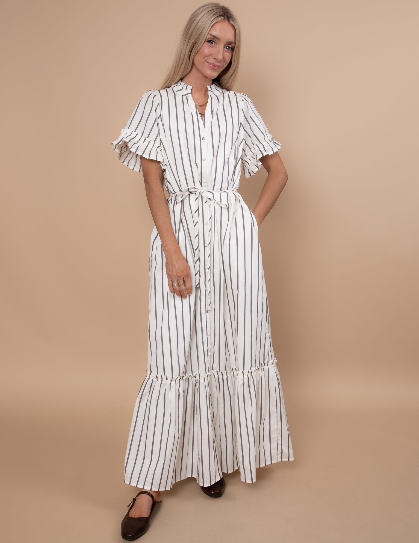 Kamara Striped Dress