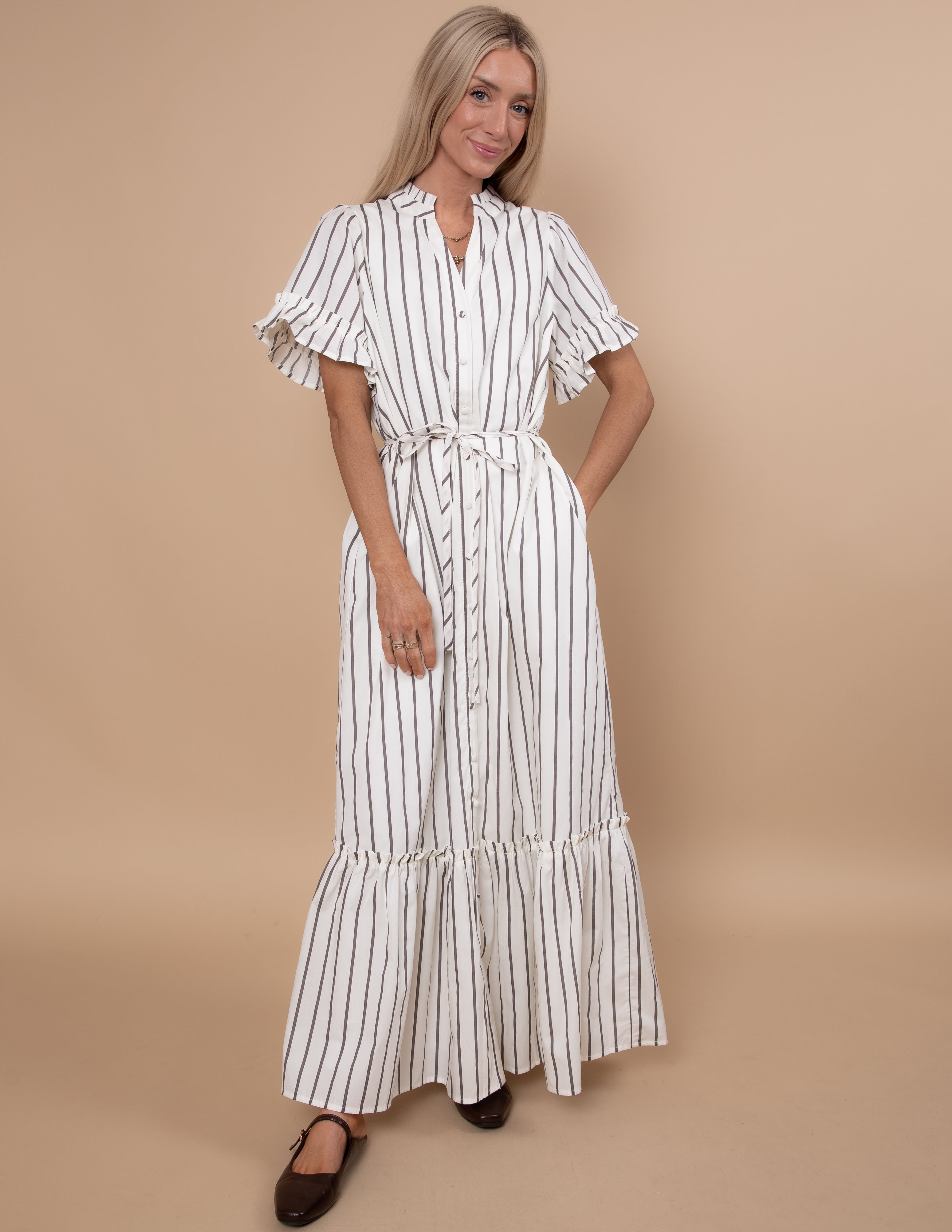 Kamara Striped Dress