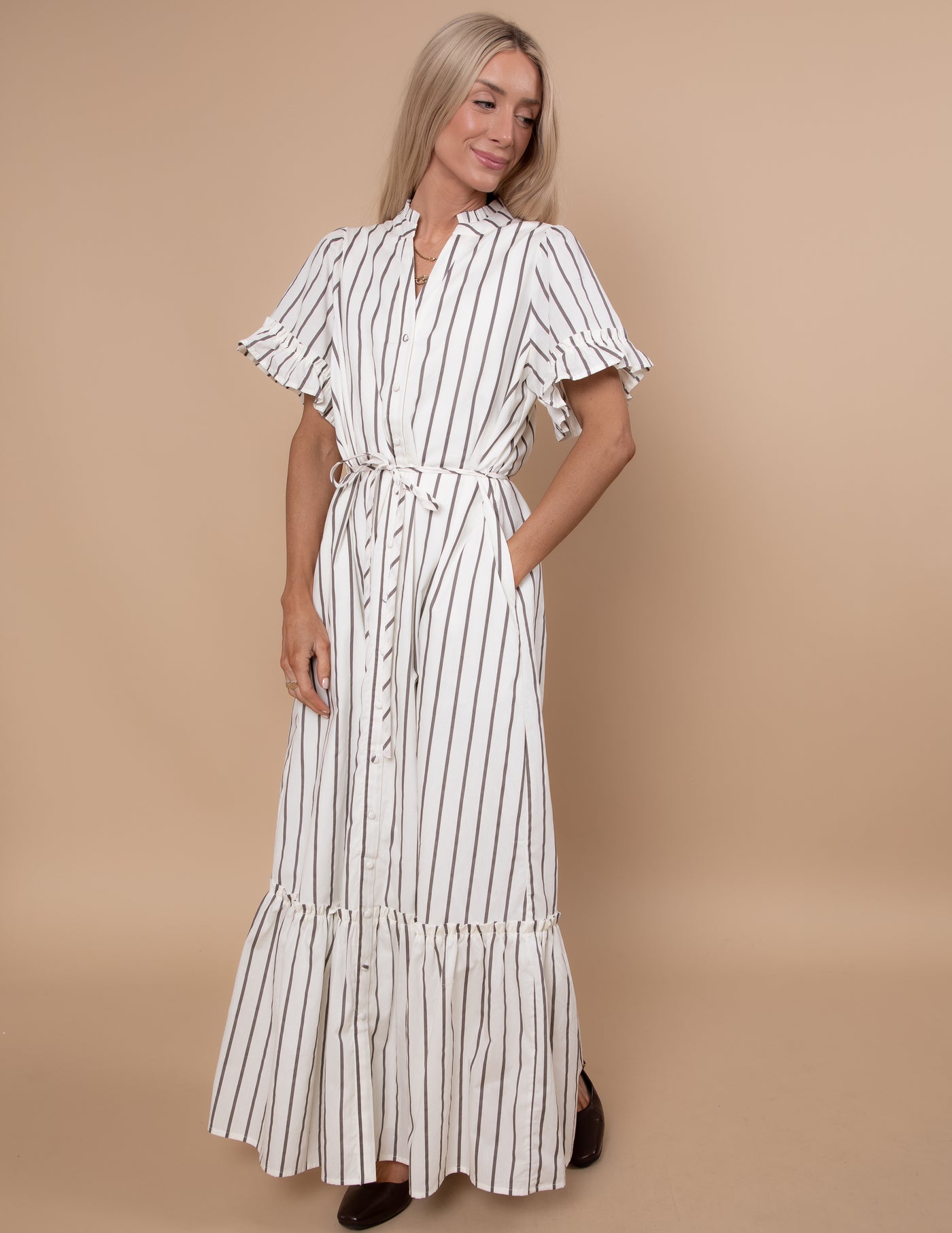 Kamara Striped Dress