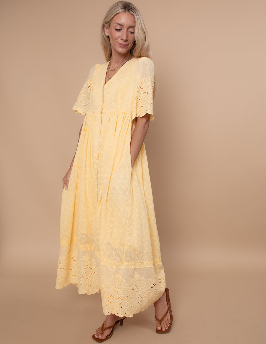 Sunlit Button Down Dress